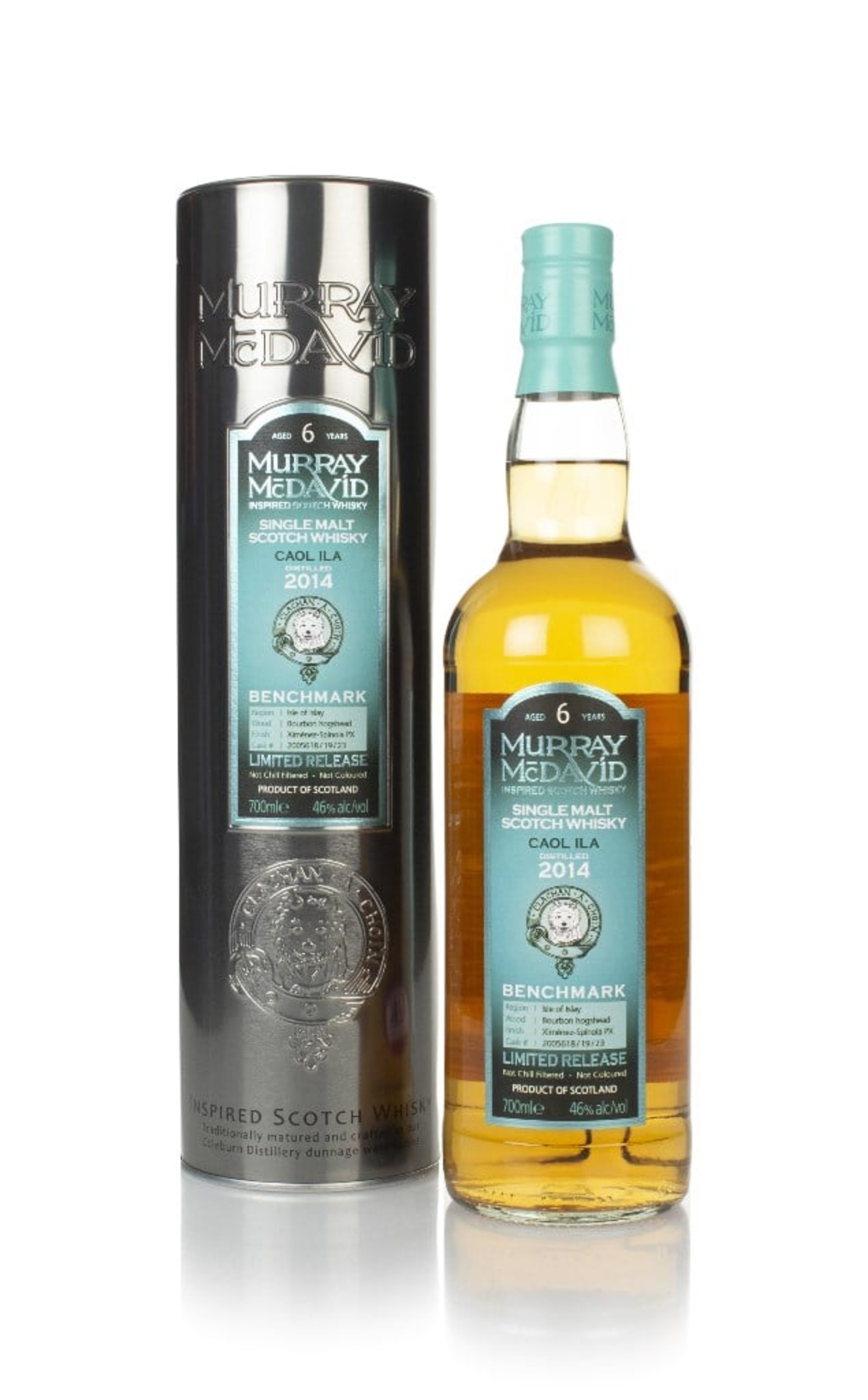 Caol Ila 6 Year Old 2014 (casks 2005618/19/23) - Benchmark (Murray McDavid) 70cl