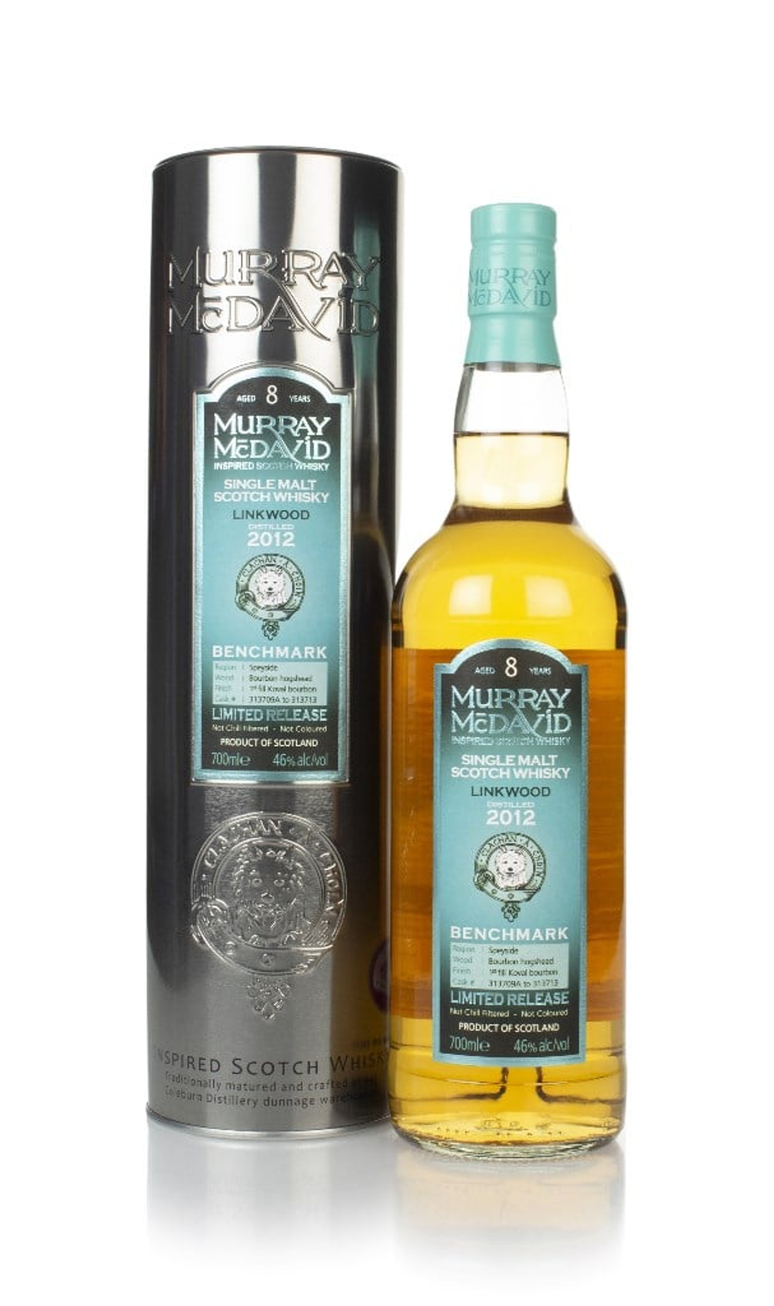 Linkwood 8 Year Old 2012 (casks 313709A - 313713) - Benchmark (Murray McDavid) 70cl