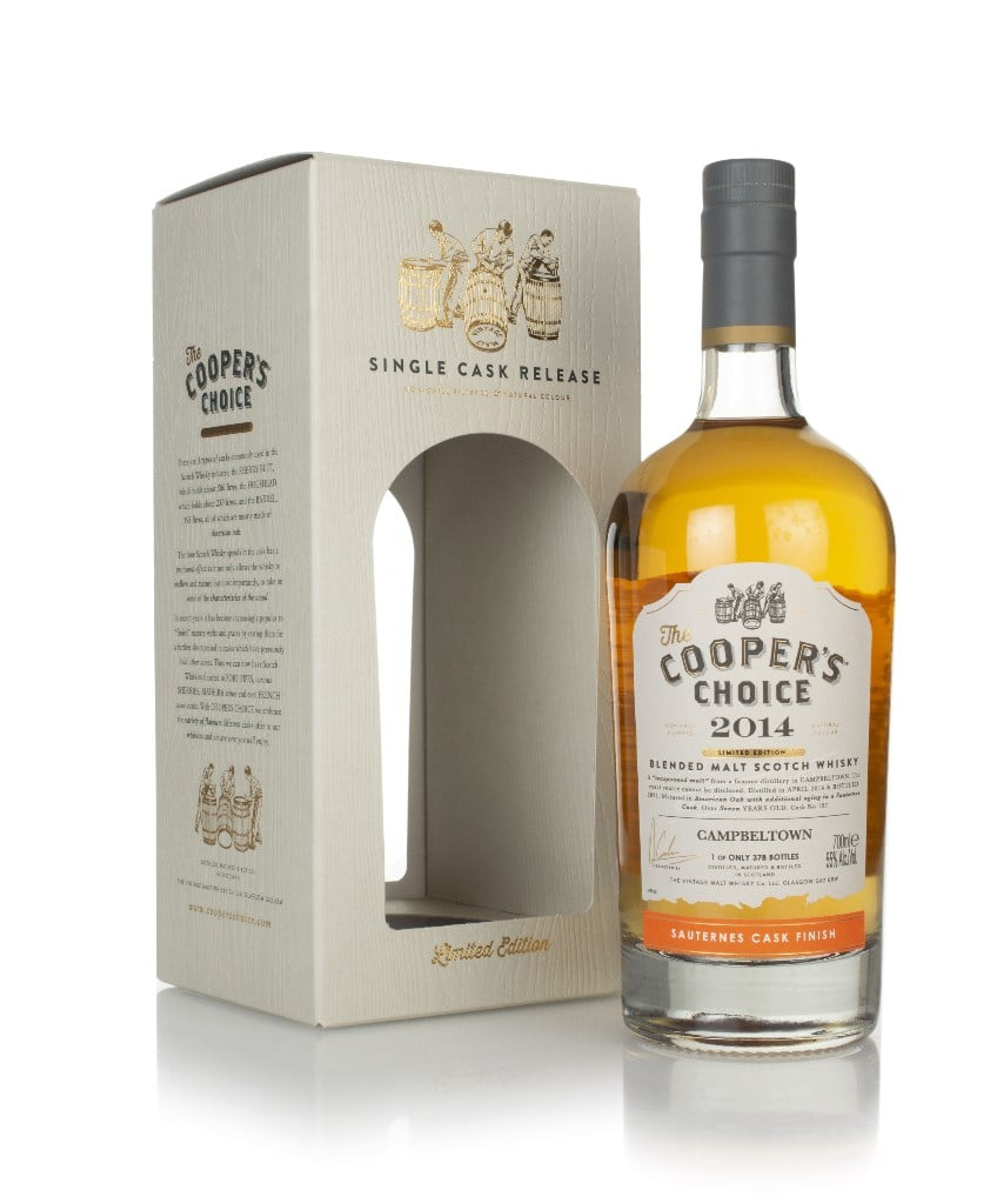 Campbeltown 7 Year Old 2014 (cask 127) - The Cooper's Choice (The Vintage Malt Whisky Co.) 70cl
