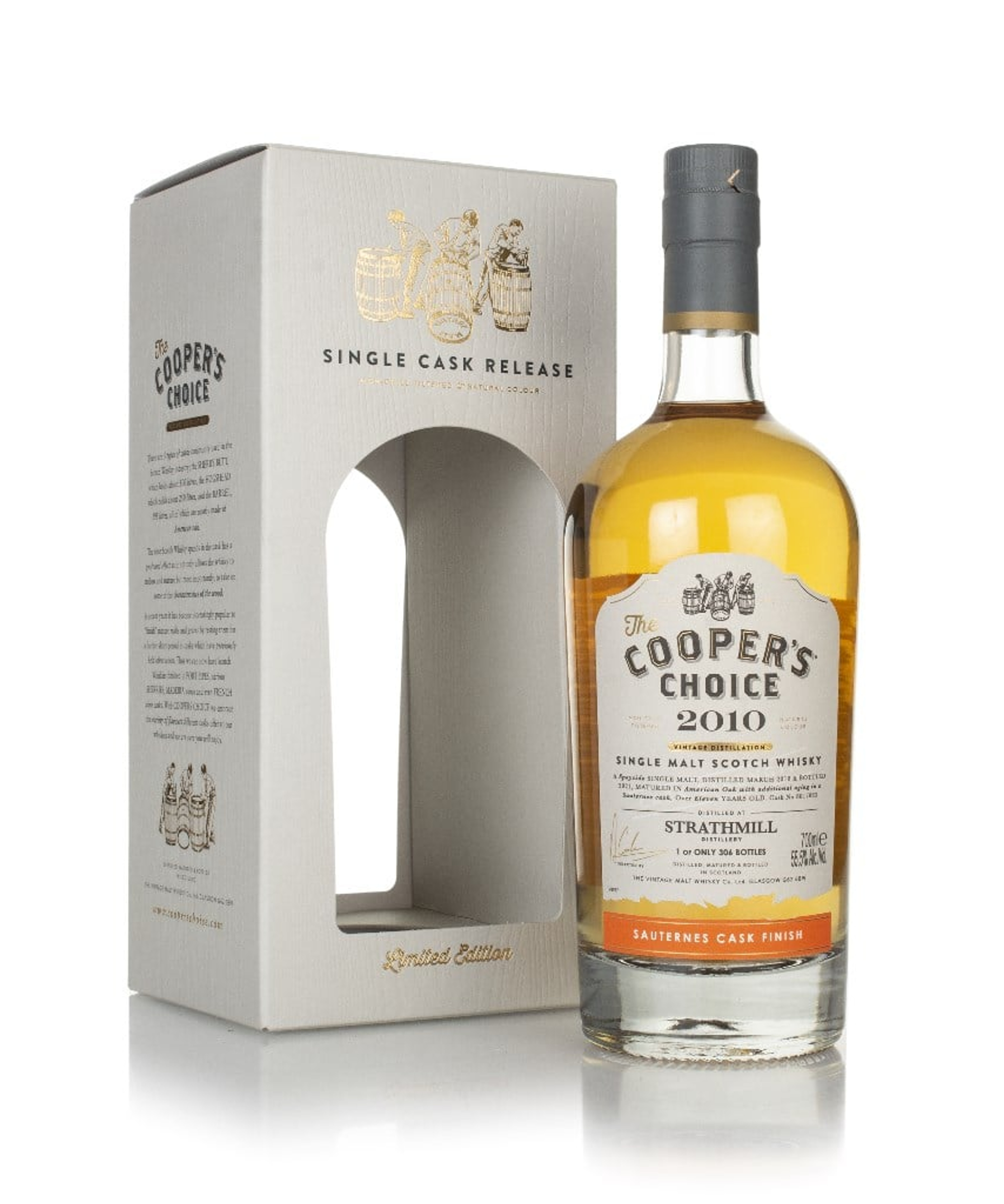 Strathmill 11 Year Old 2010 (cask 8017063) - The Cooper's Choice (The Vintage Malt Whisky Co.) 70cl
