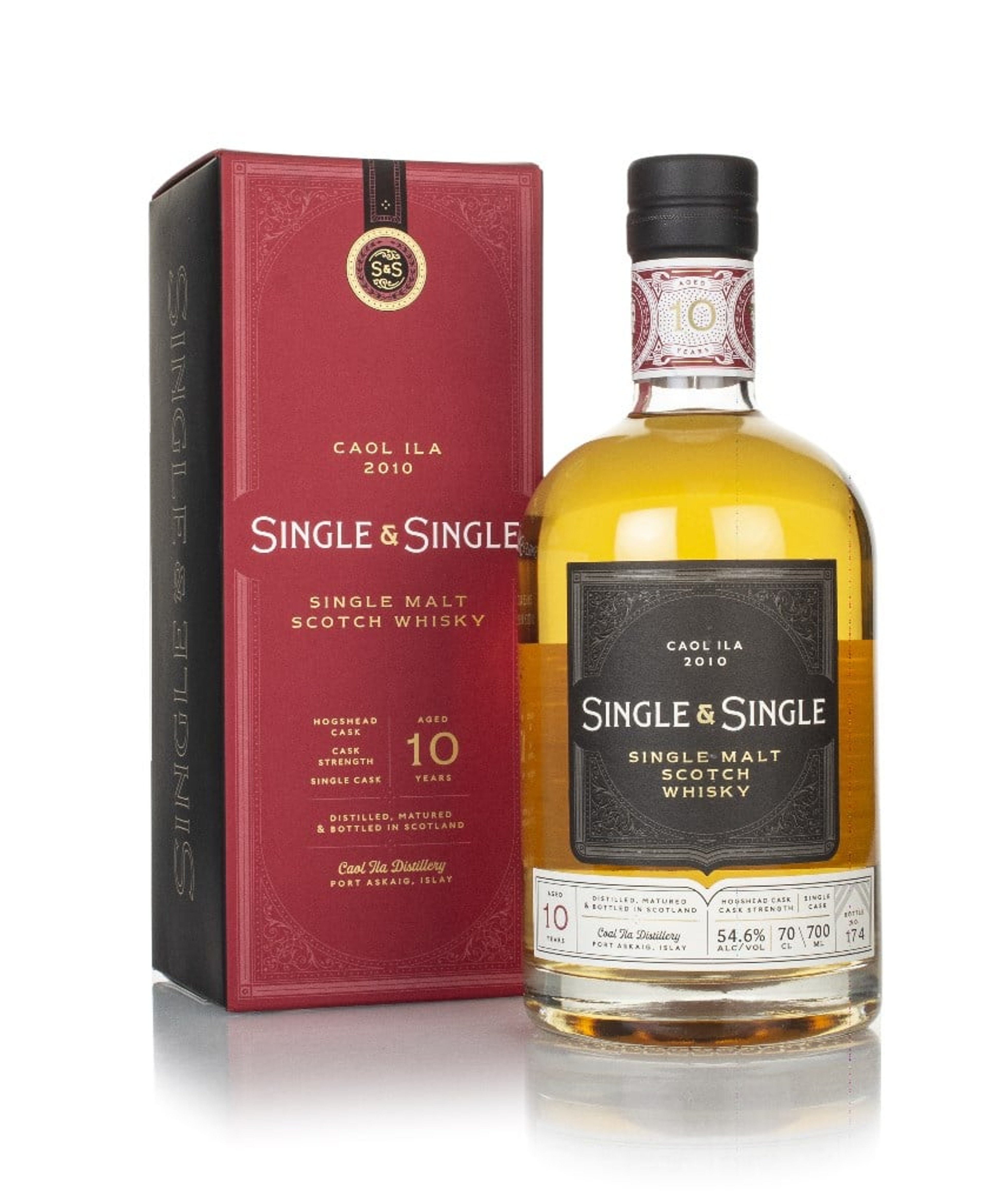 Caol Ila 10 Year Old 2010 - Single & Single 70cl
