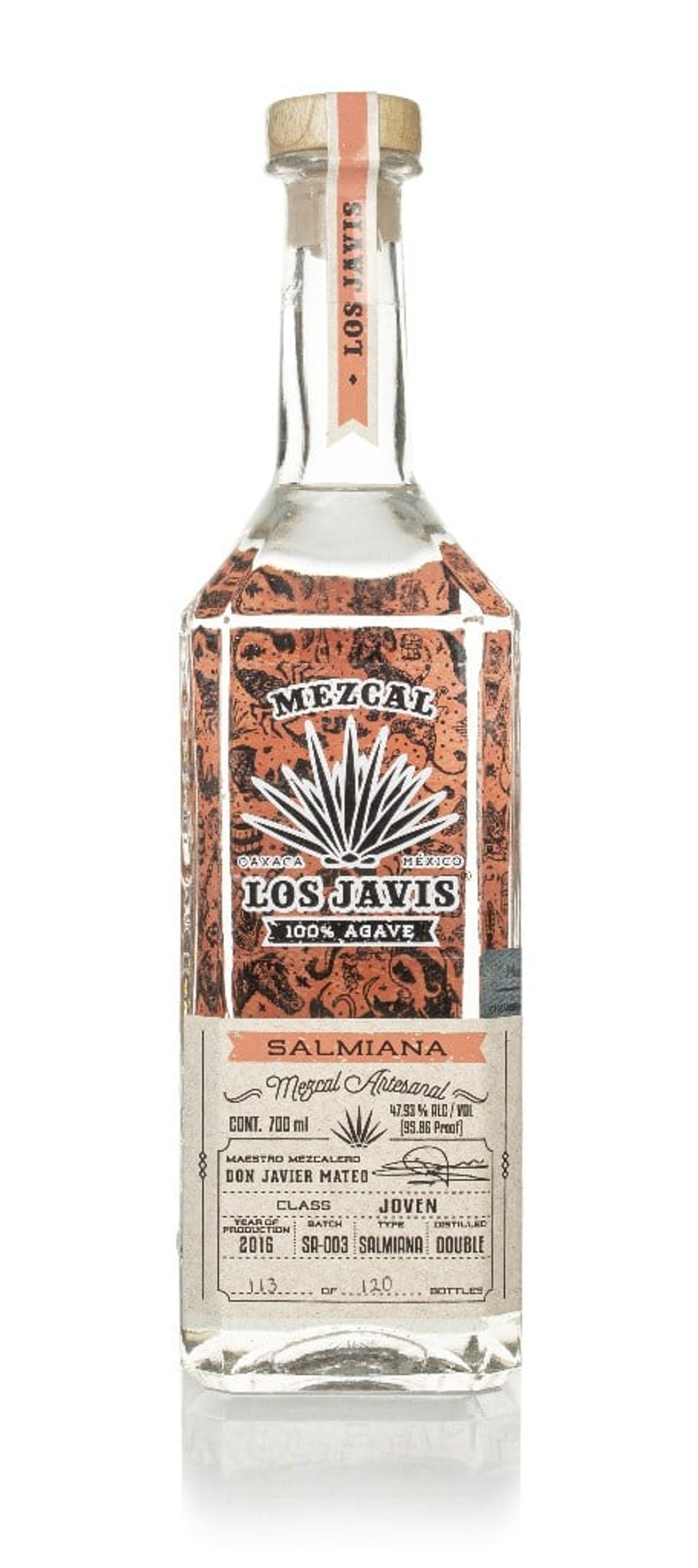 Mezcal Los Javis Salmiana 70cl