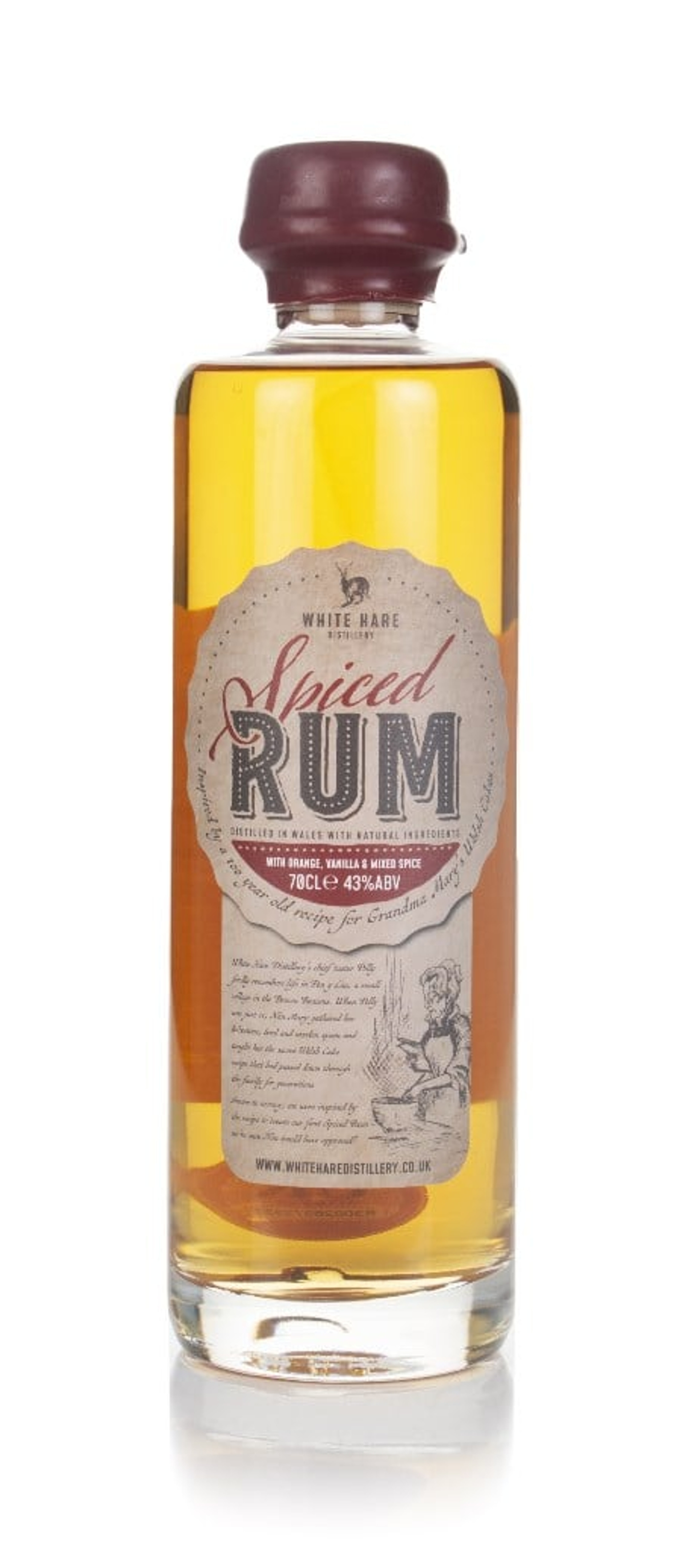 White Hare Spiced Rum 70cl