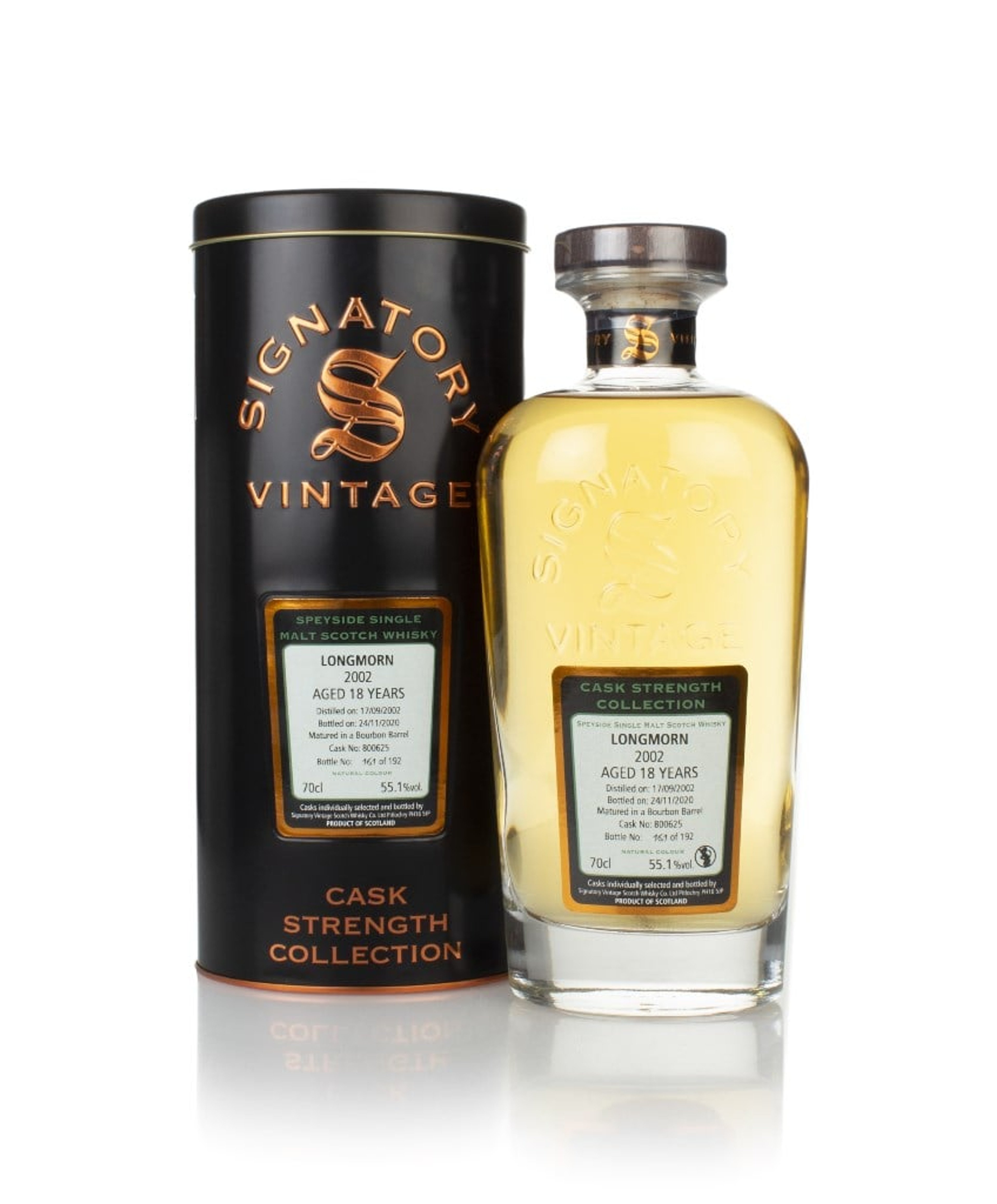 Longmorn 18 Year Old 2002 (cask 800625) - Cask Strength Collection (Signatory) 70cl
