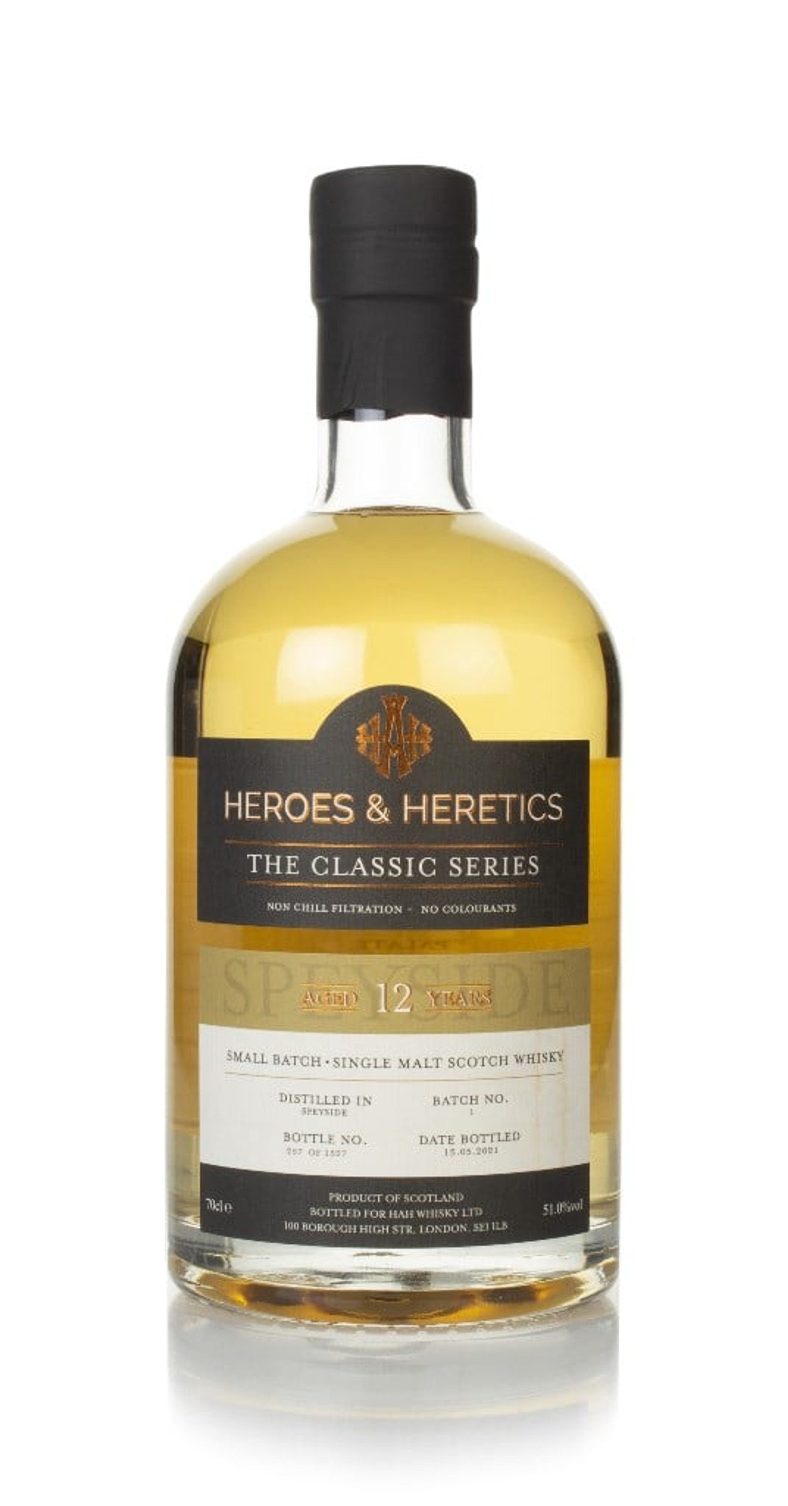 Speyside 12 Year Old - The Classic Series (Heroes & Heretics) 70cl