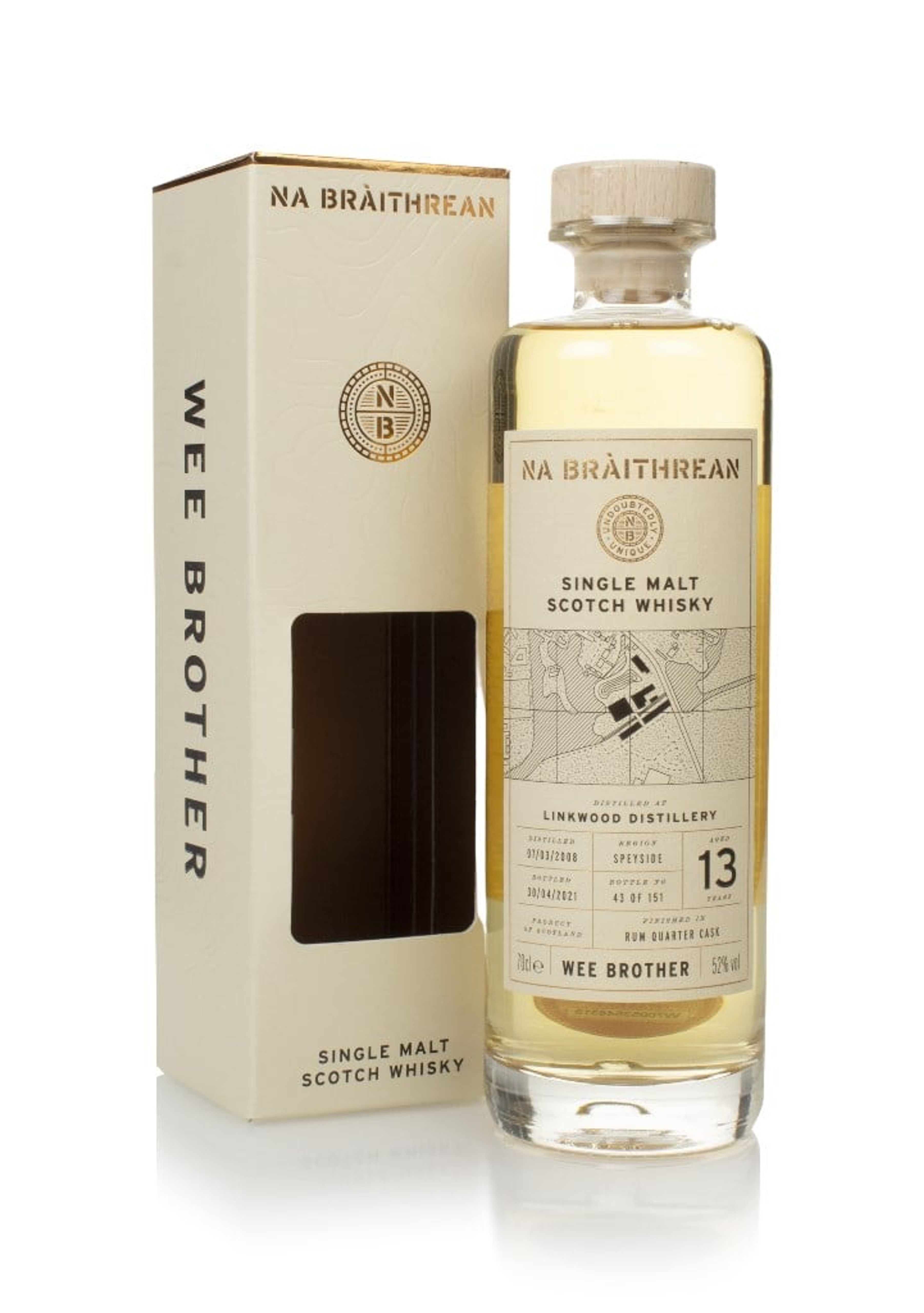Linkwood 13 Year Old - Wee Brother (Na Bràithrean) 70cl