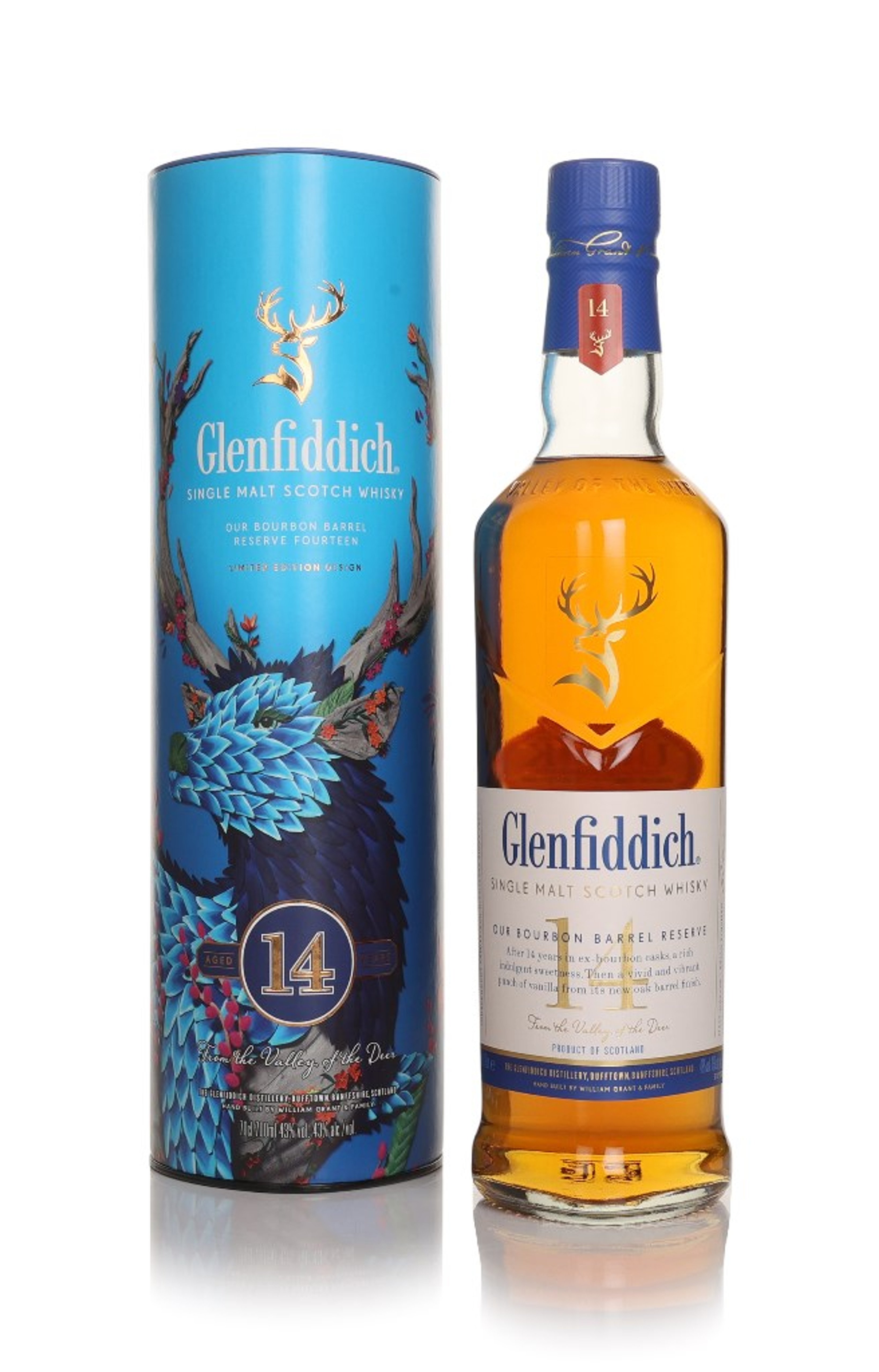 Glenfiddich 14 Year Old - Bourbon Barrel Reserve 70cl