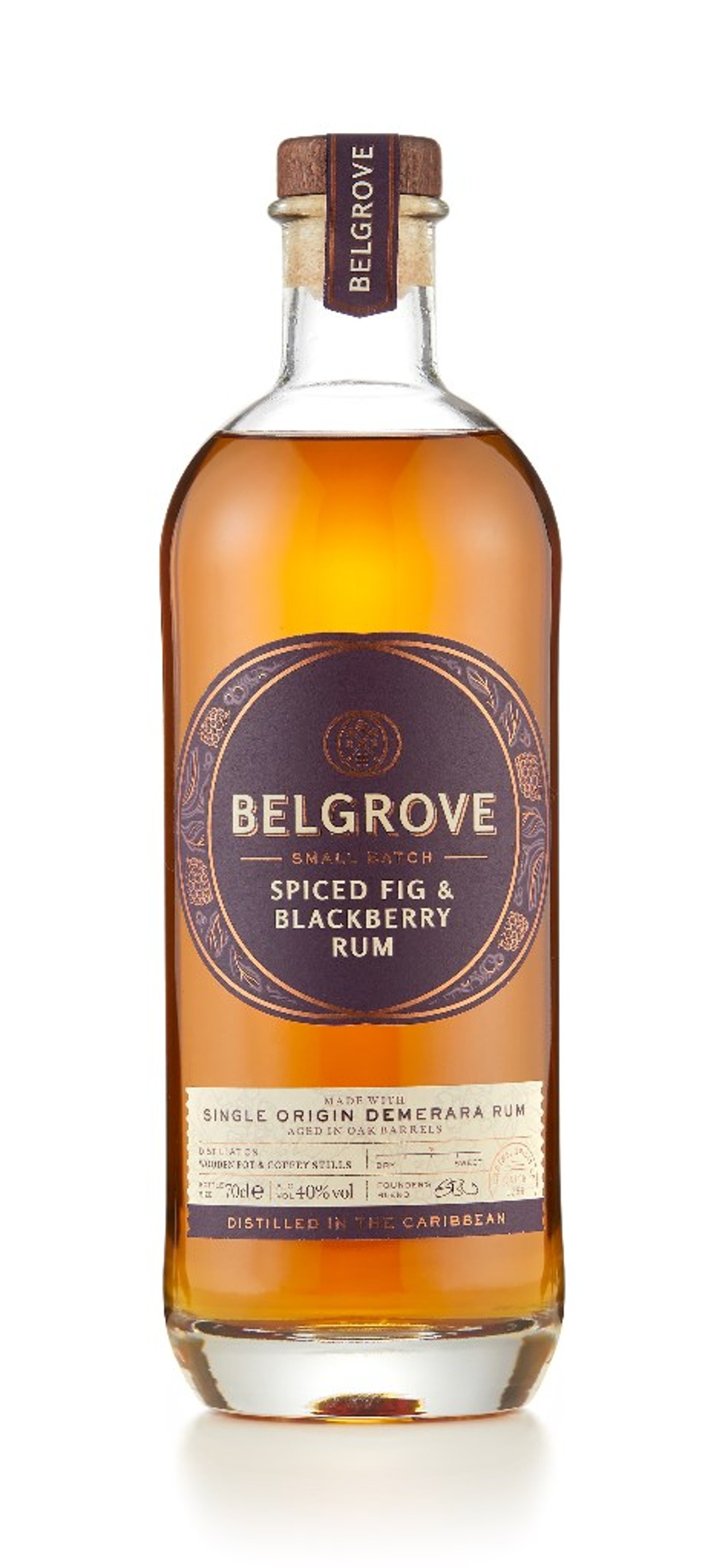 Belgrove Spiced Fig & Blackberry Rum 70cl