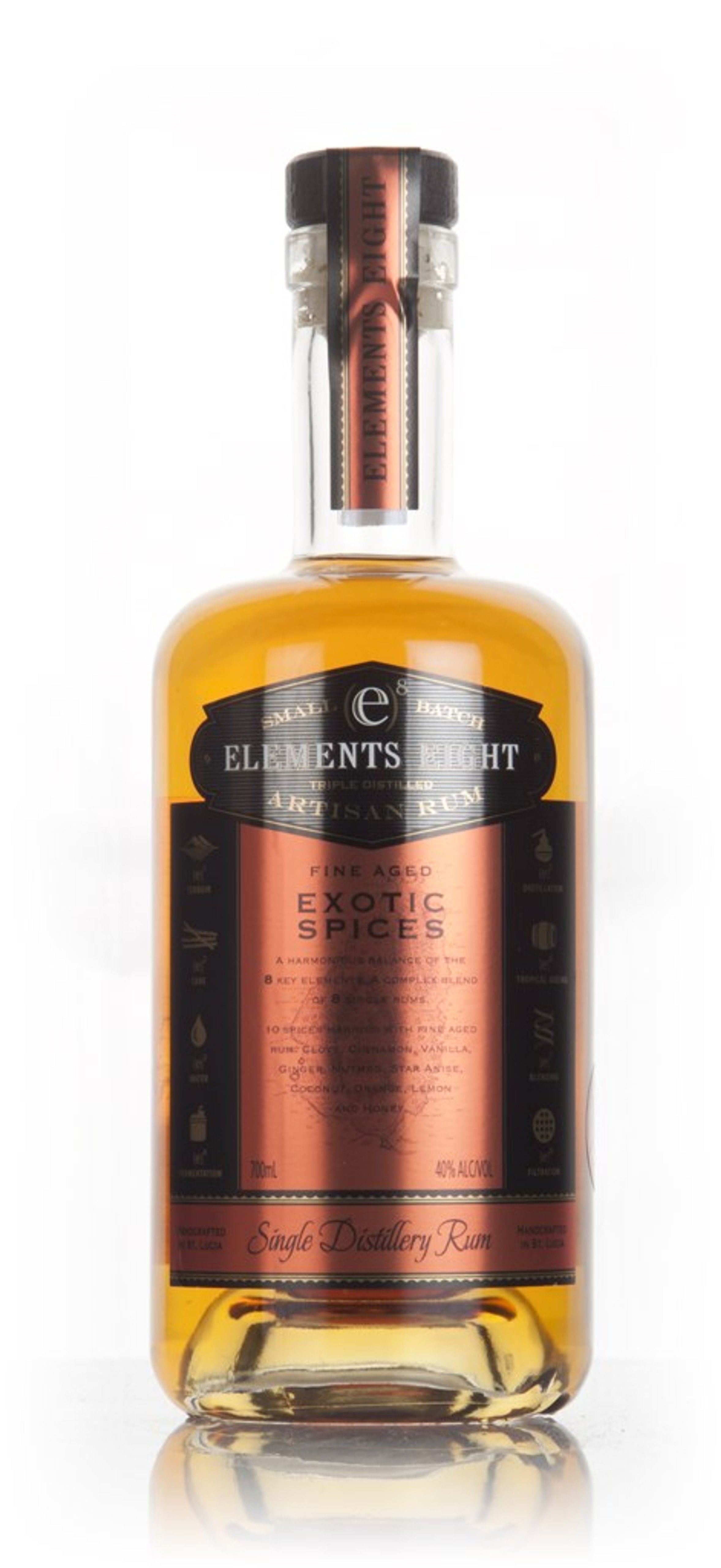 Elements 8 Spiced Rum 70cl