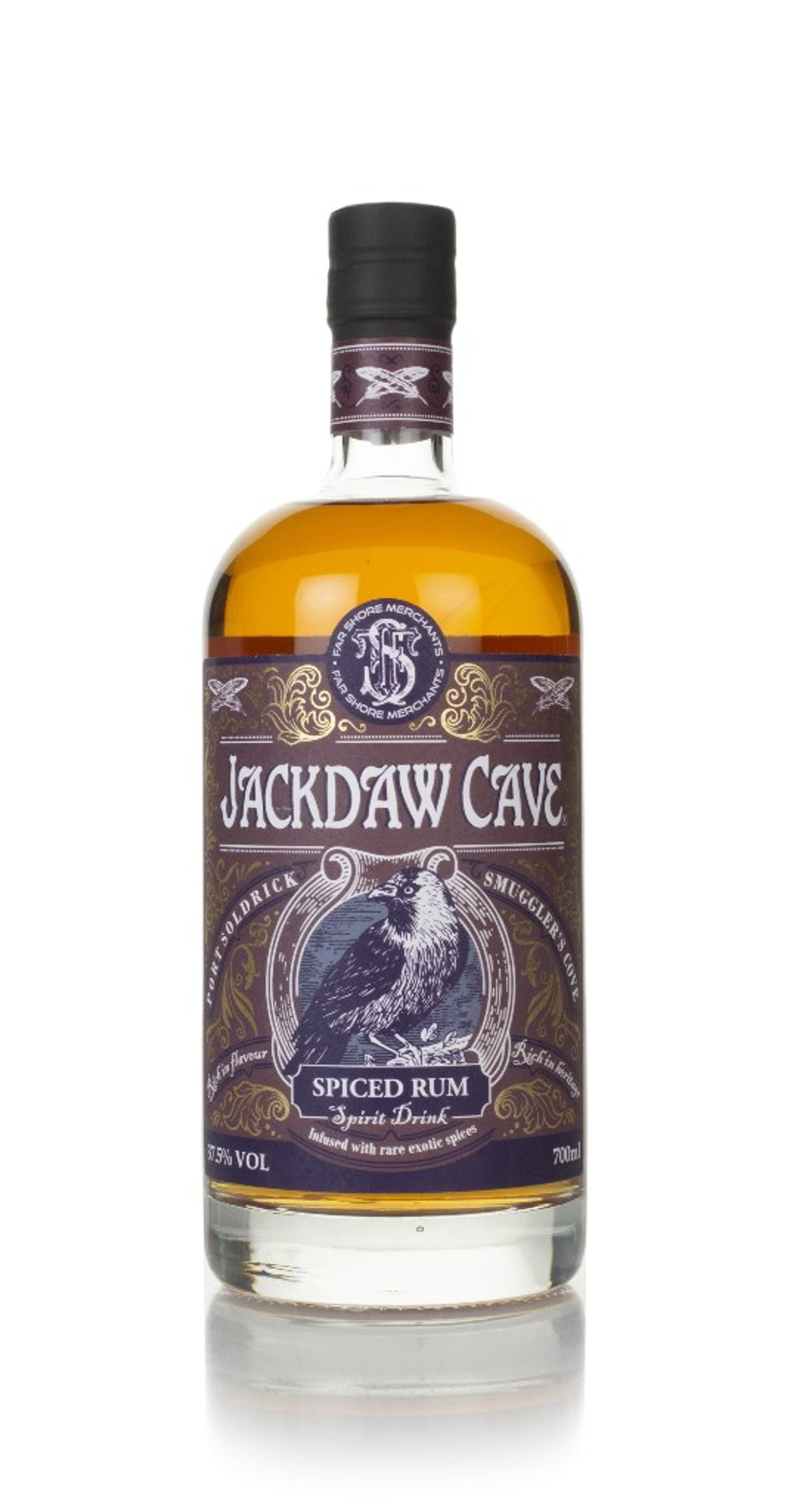 Jackdaw Cave Spiced Rum 70cl