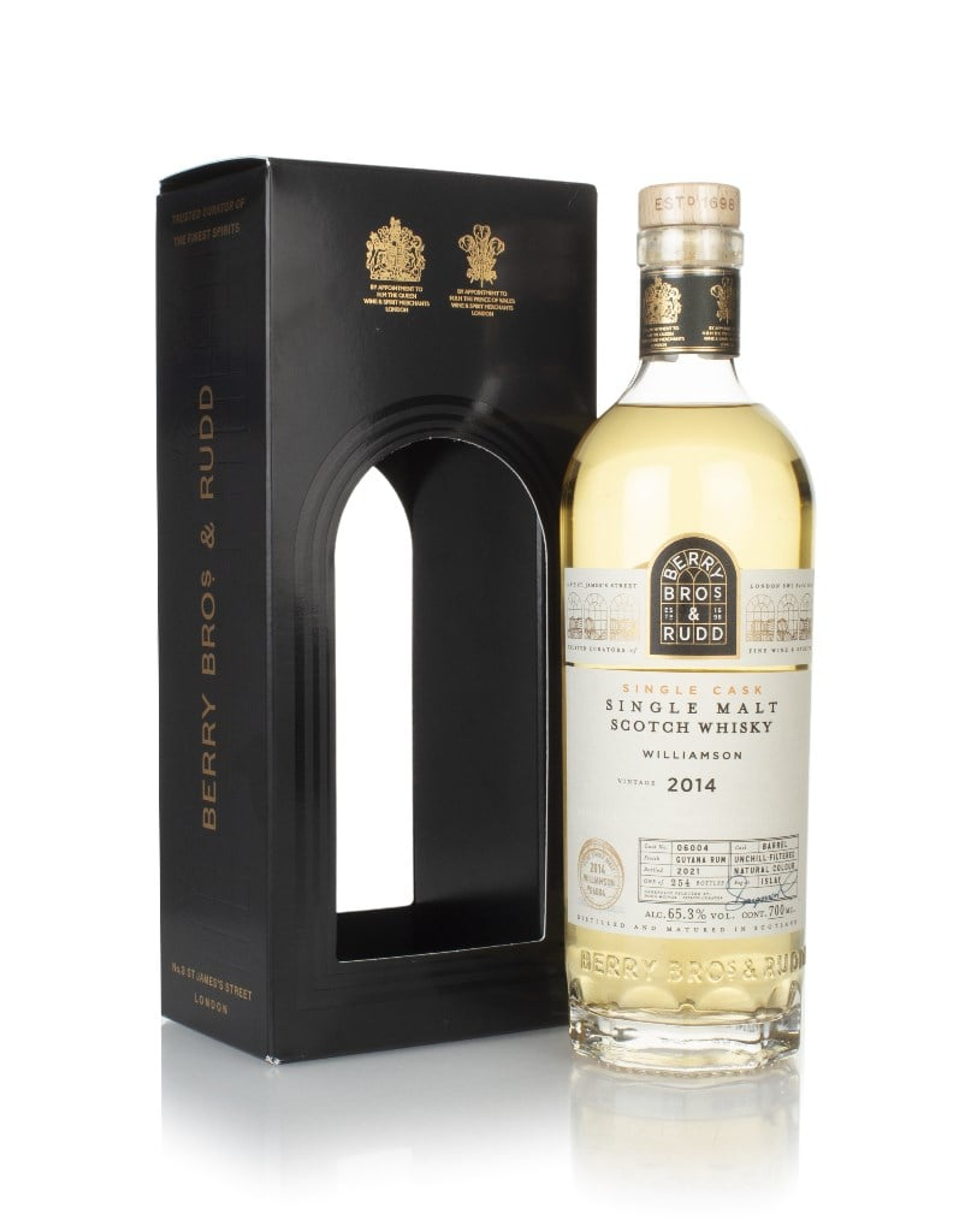 Williamson 2014 (bottled 2021) (cask 06004) - Berry Bros. & Rudd 70cl