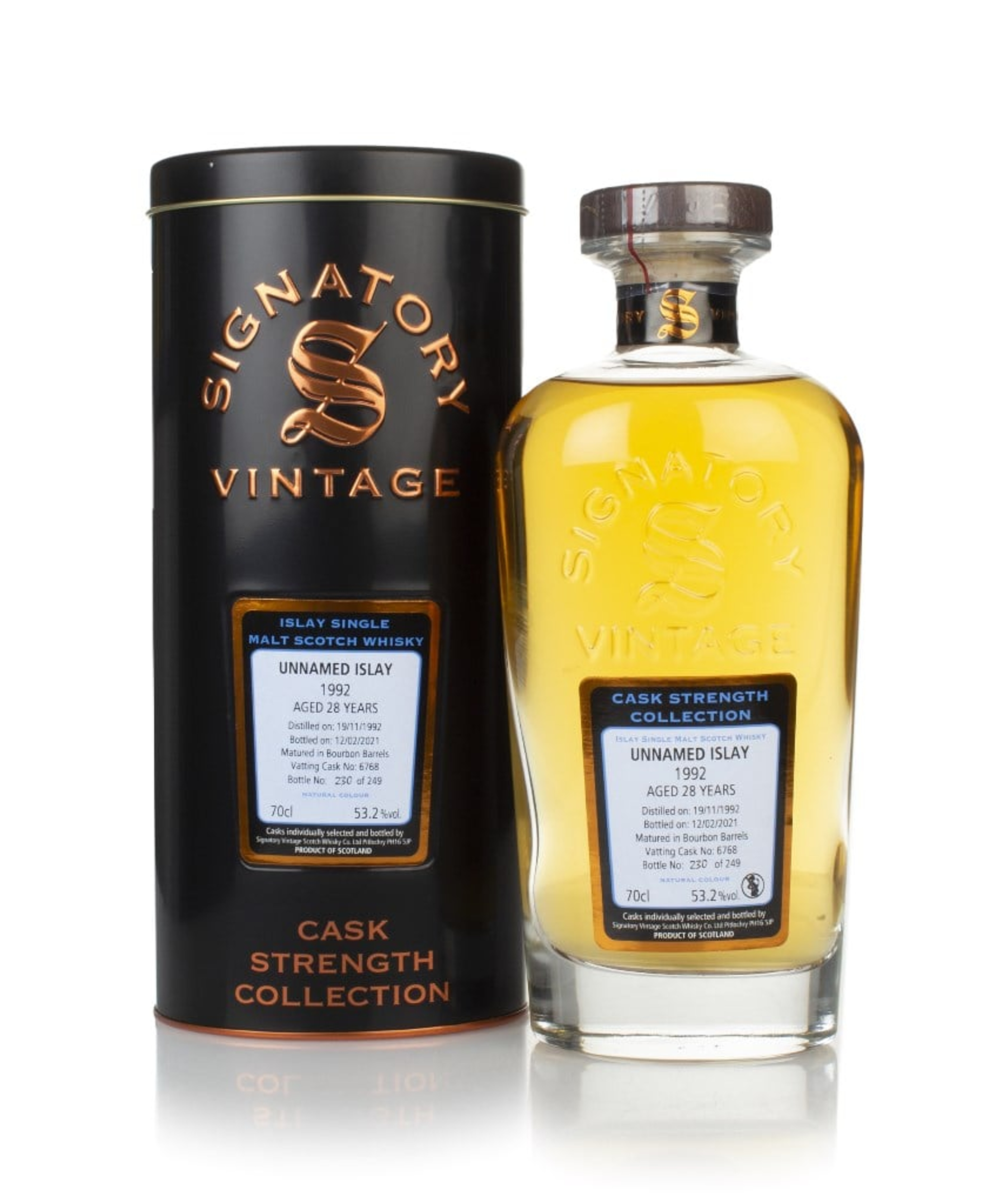 Unnamed Islay 28 Year Old 1992 (cask 6768) - Cask Strength Collection (Signatory) 70cl