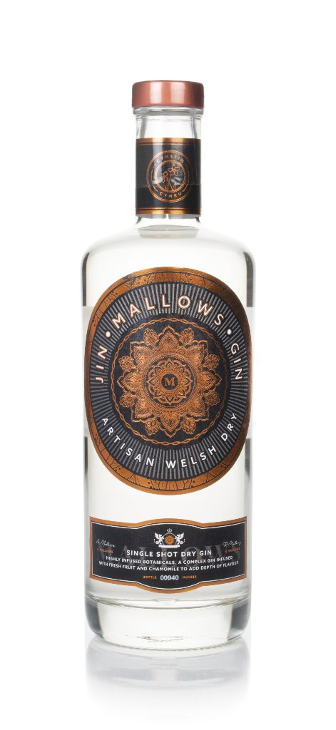 Mallows Welsh Dry Gin 70cl