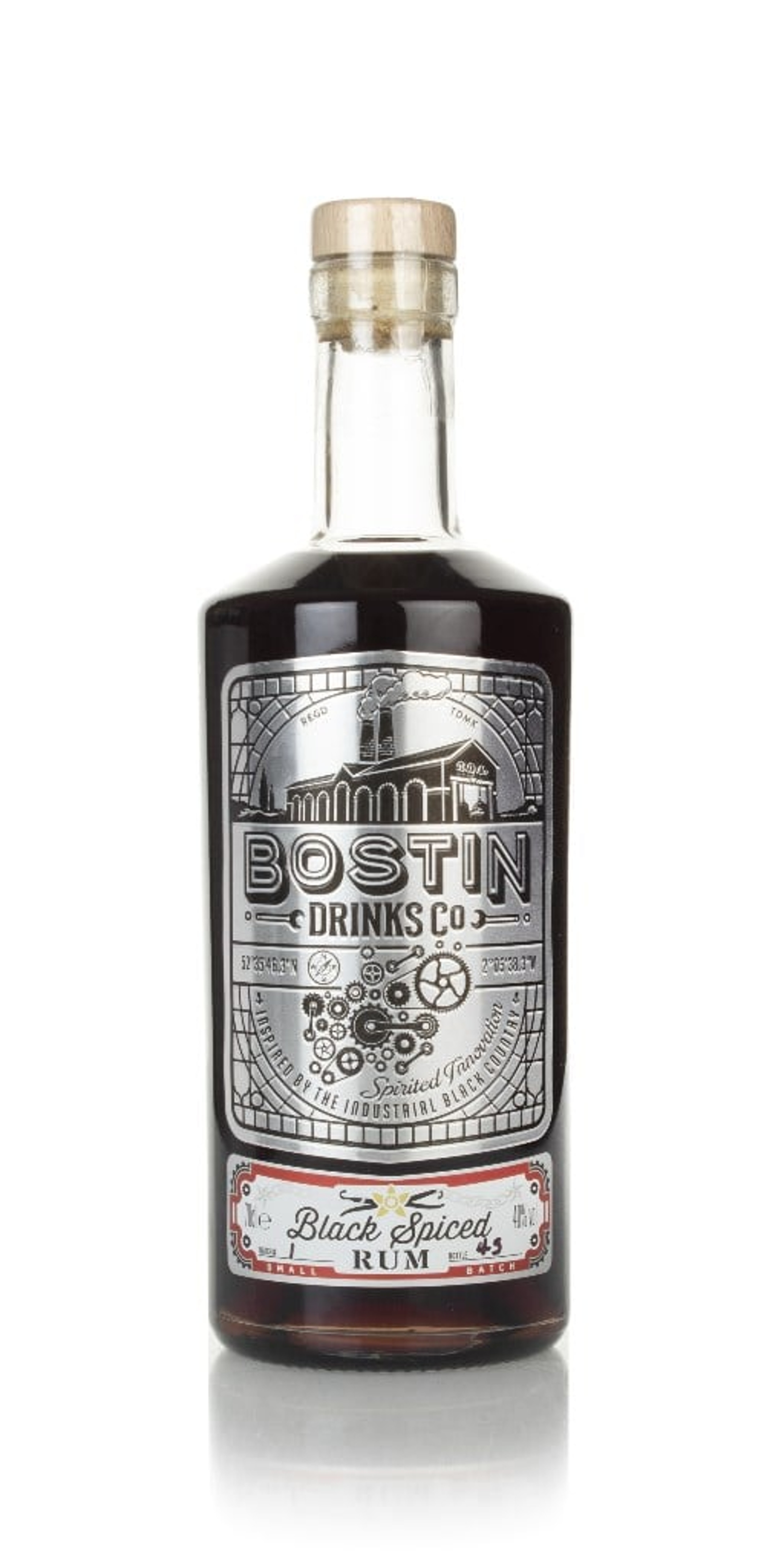 Bostin Drinks Co. Black Spiced Rum 70cl