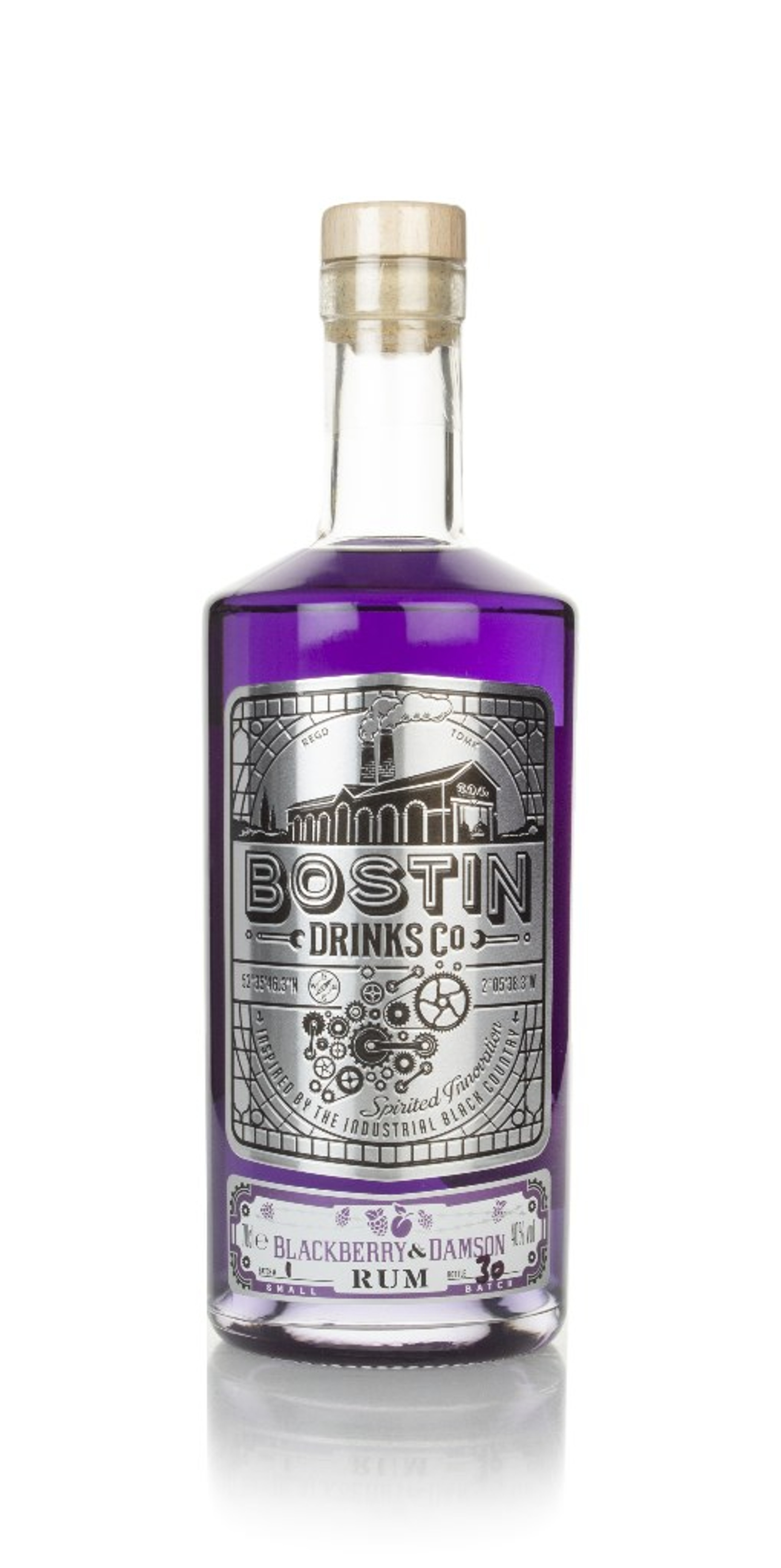Bostin Drinks Co. Blackberry & Damson Rum 70cl