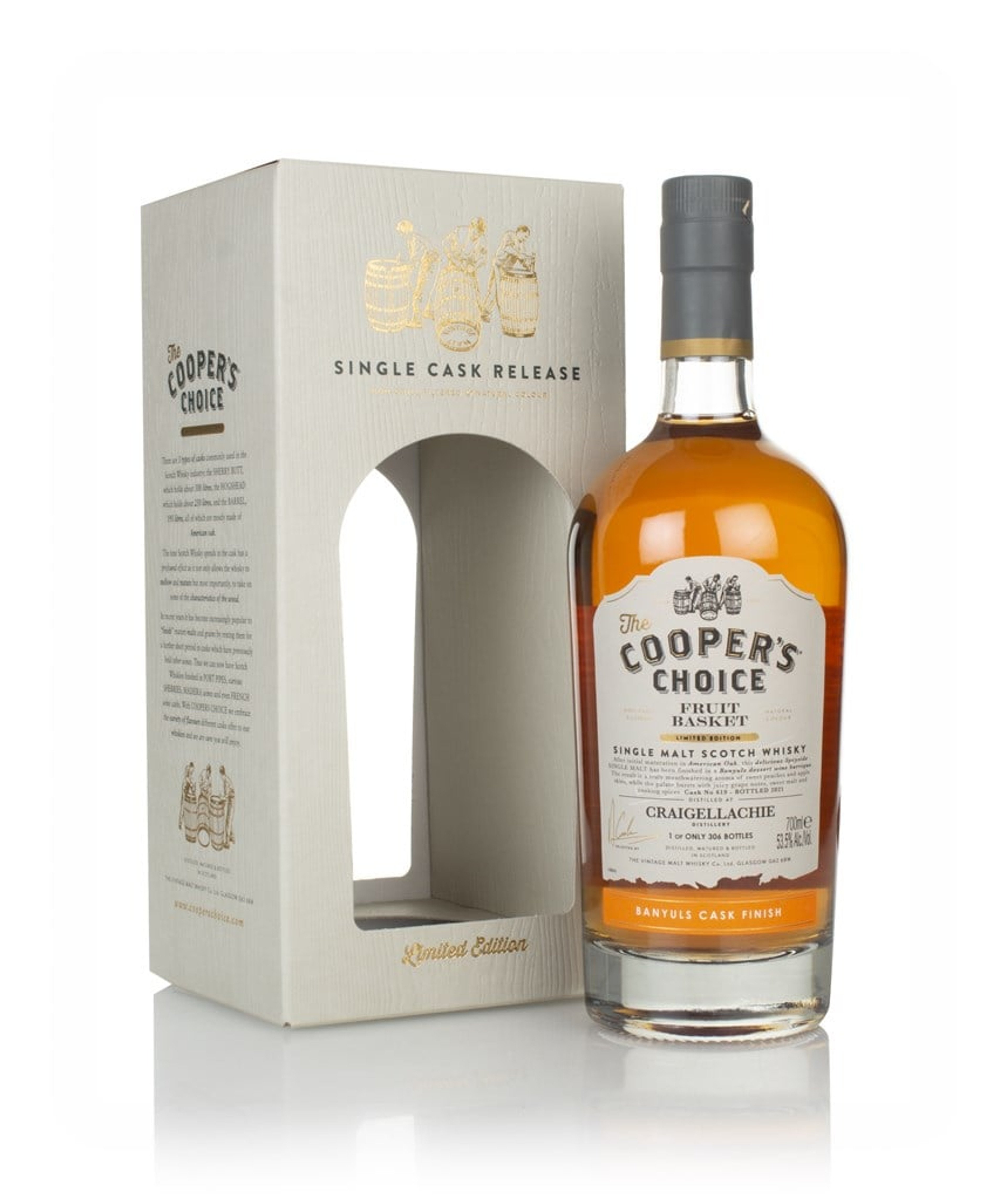 Craigellachie Fruit Basket (cask 619) - The Cooper's Choice (The Vintage Malt Whisky Co.) 70cl