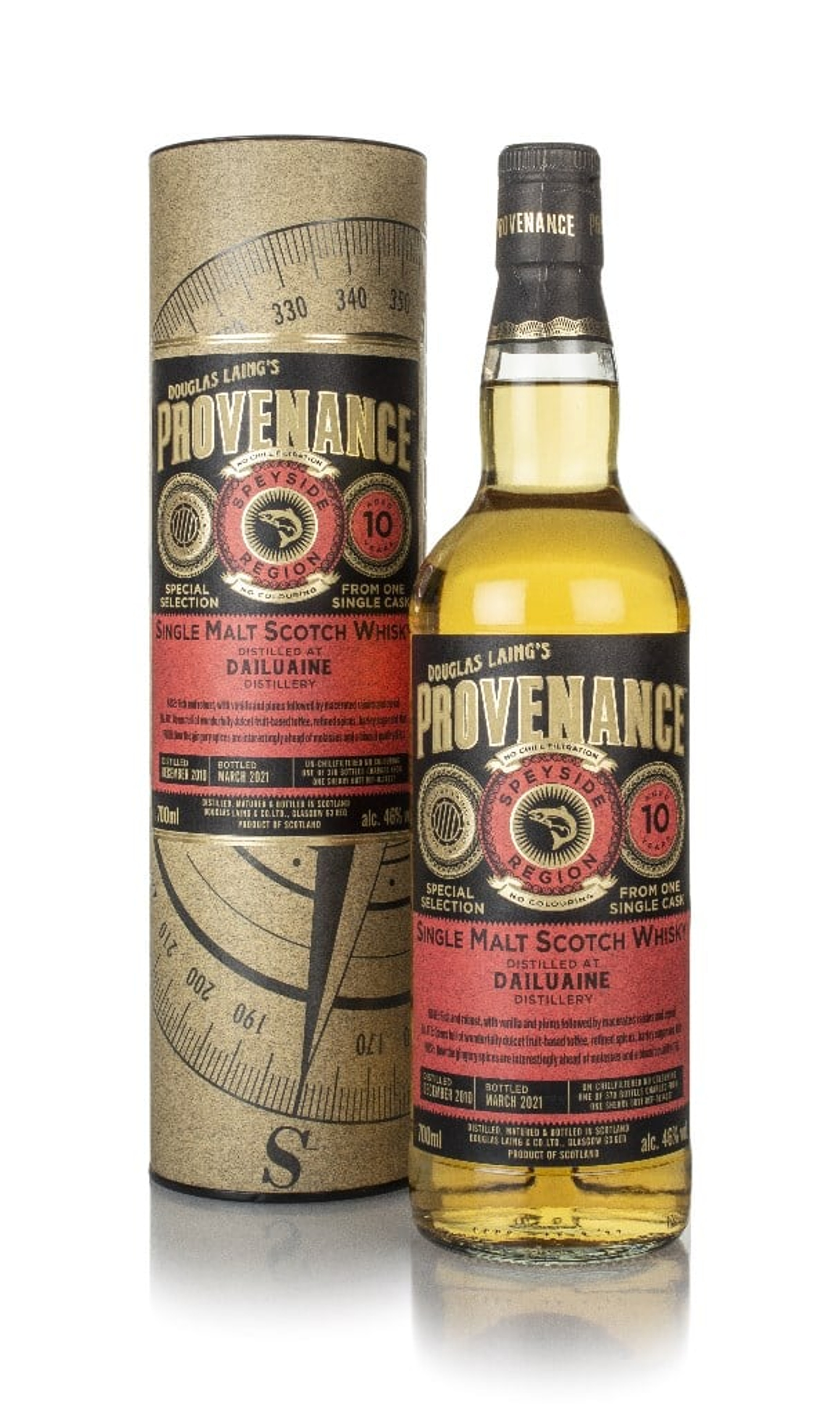 Dailuaine 10 Year Old 2010 (cask 14627) - Provenance (Douglas Laing) 70cl