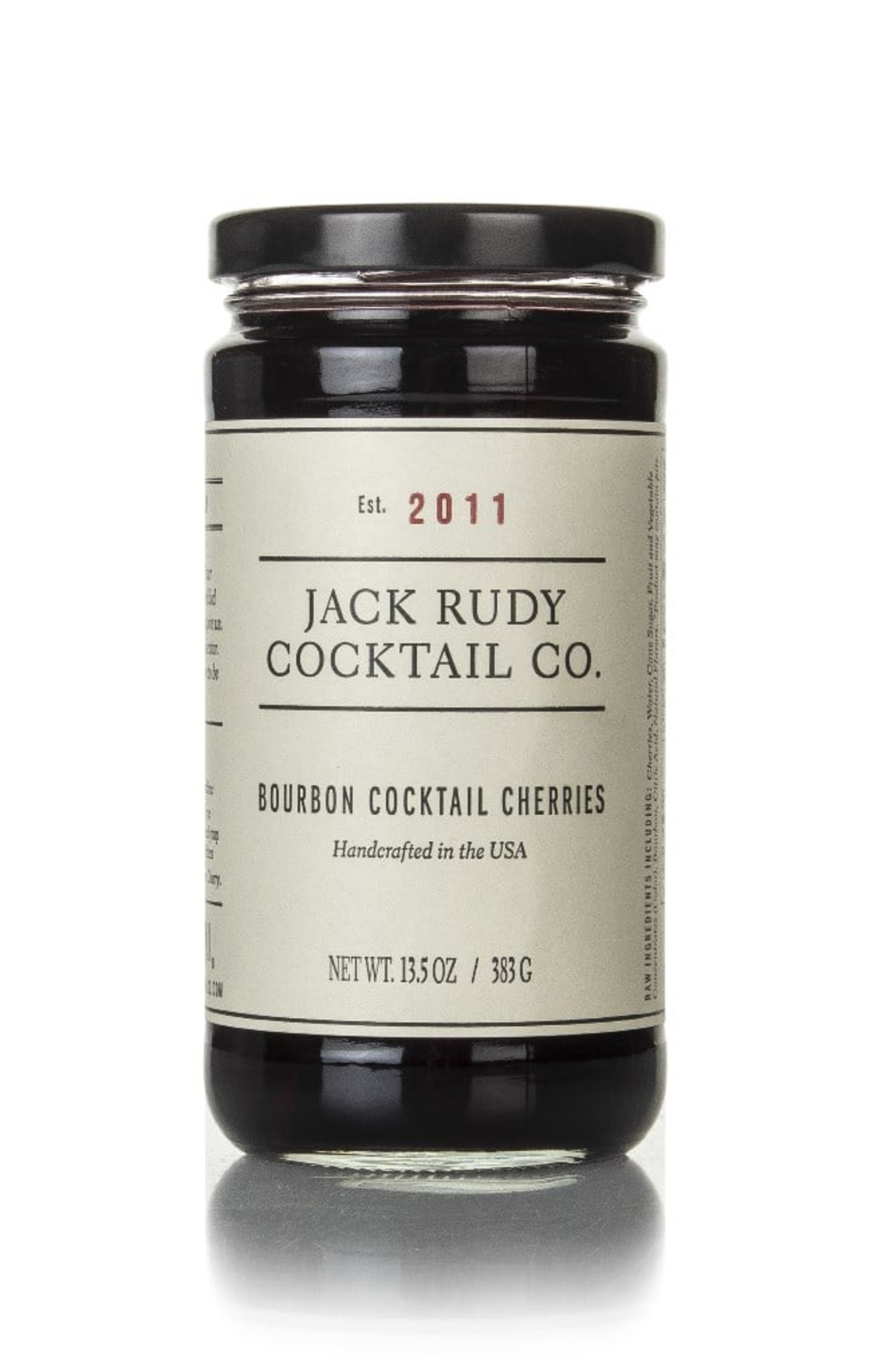 Jack Rudy Cocktail Co. Bourbon Cocktail Cherries 38cl