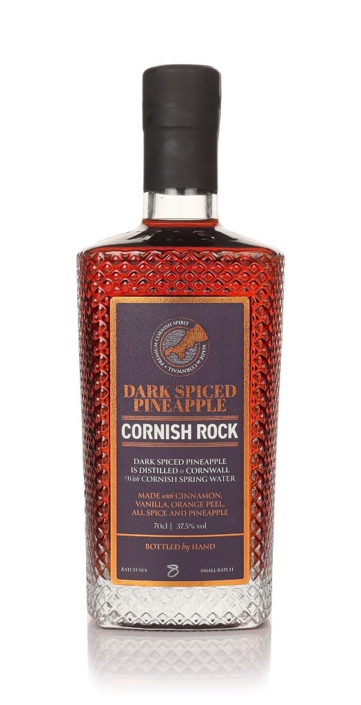 Cornish Rock Dark Spiced Pineapple Rum 70cl