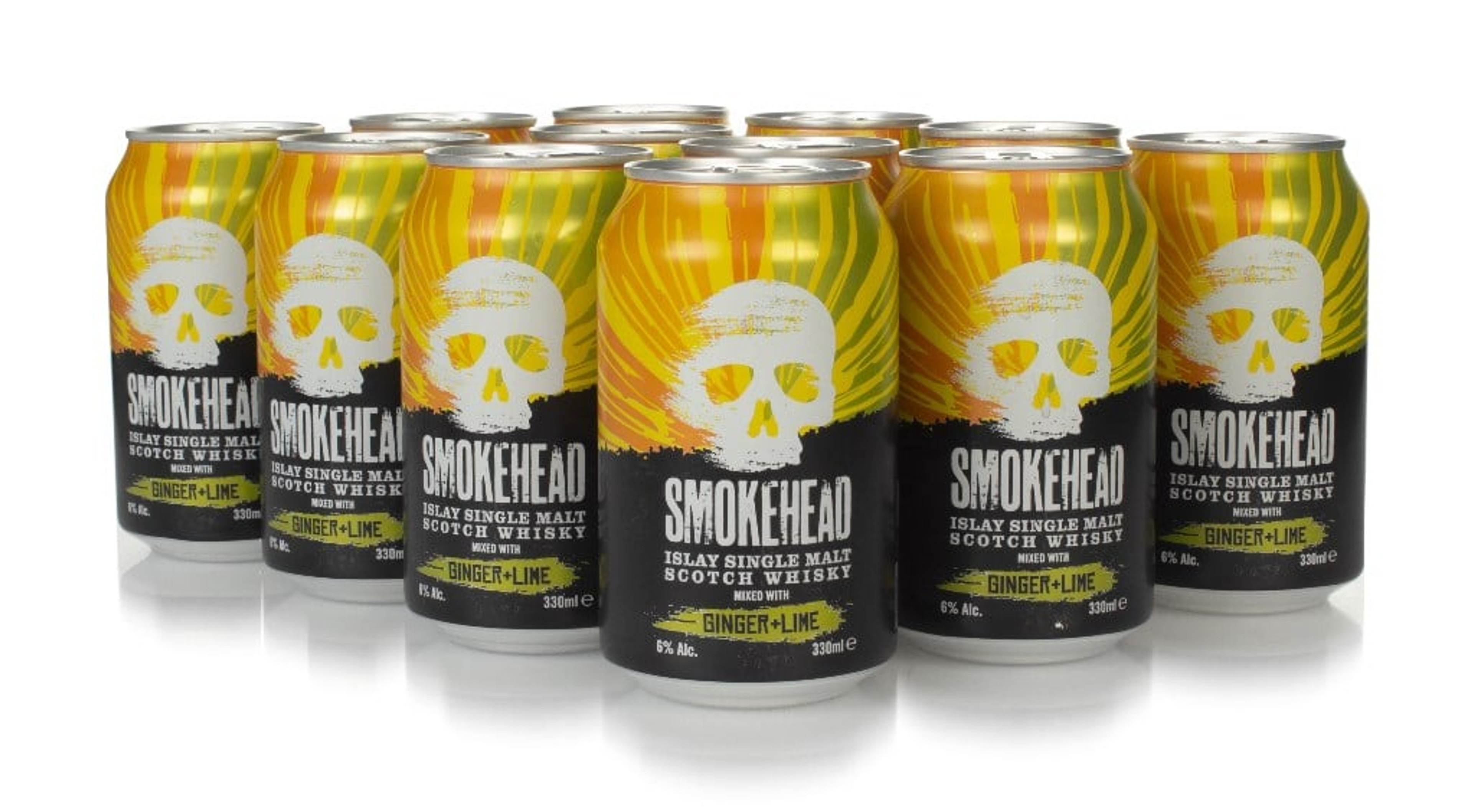 Smokehead with Ginger Ale & Lime (12 x 330ml) 396cl