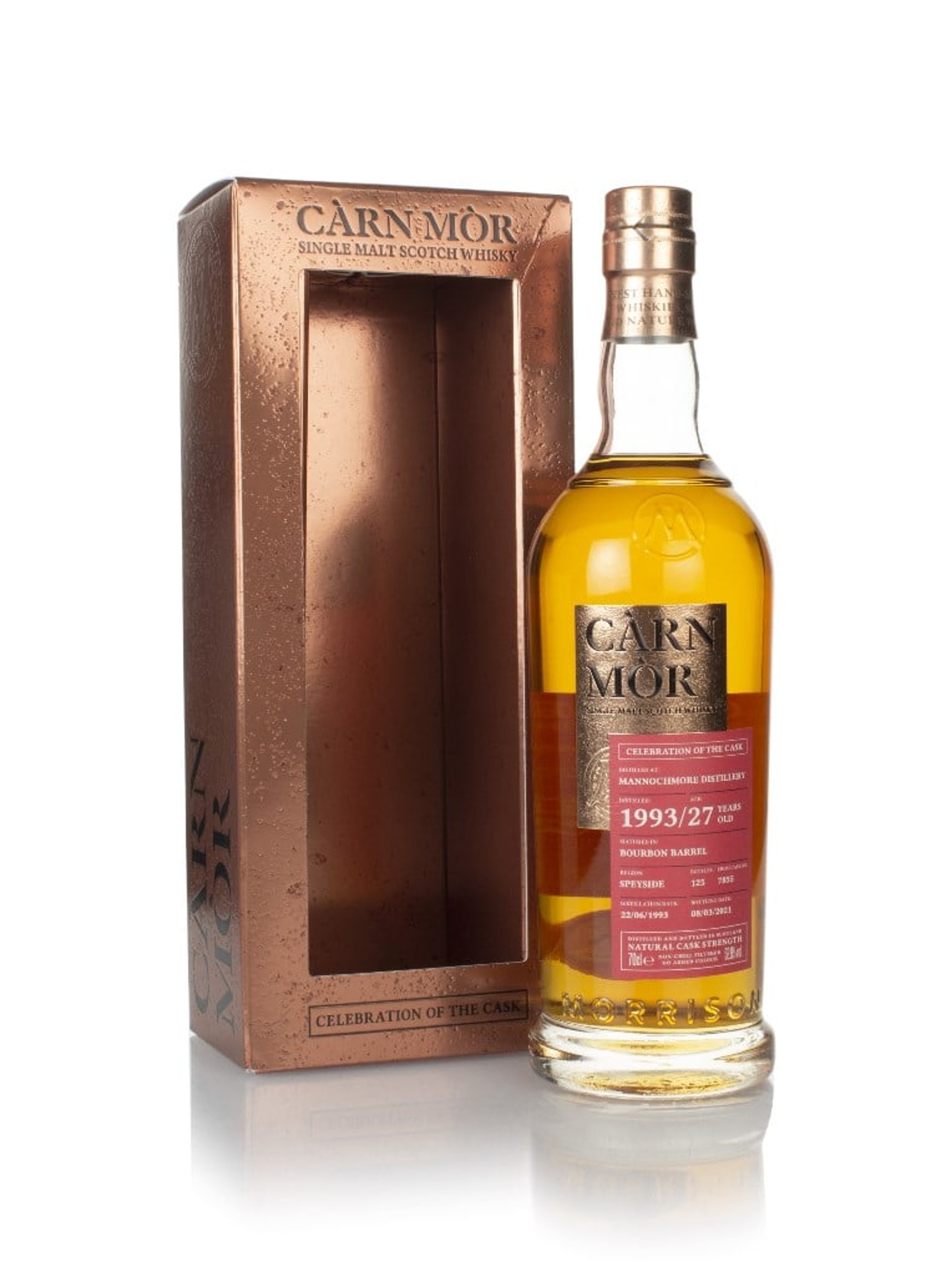 Mannochmore 27 Year Old 1993 (cask 7855) - Celebration of the Cask (Càrn Mòr) 70cl