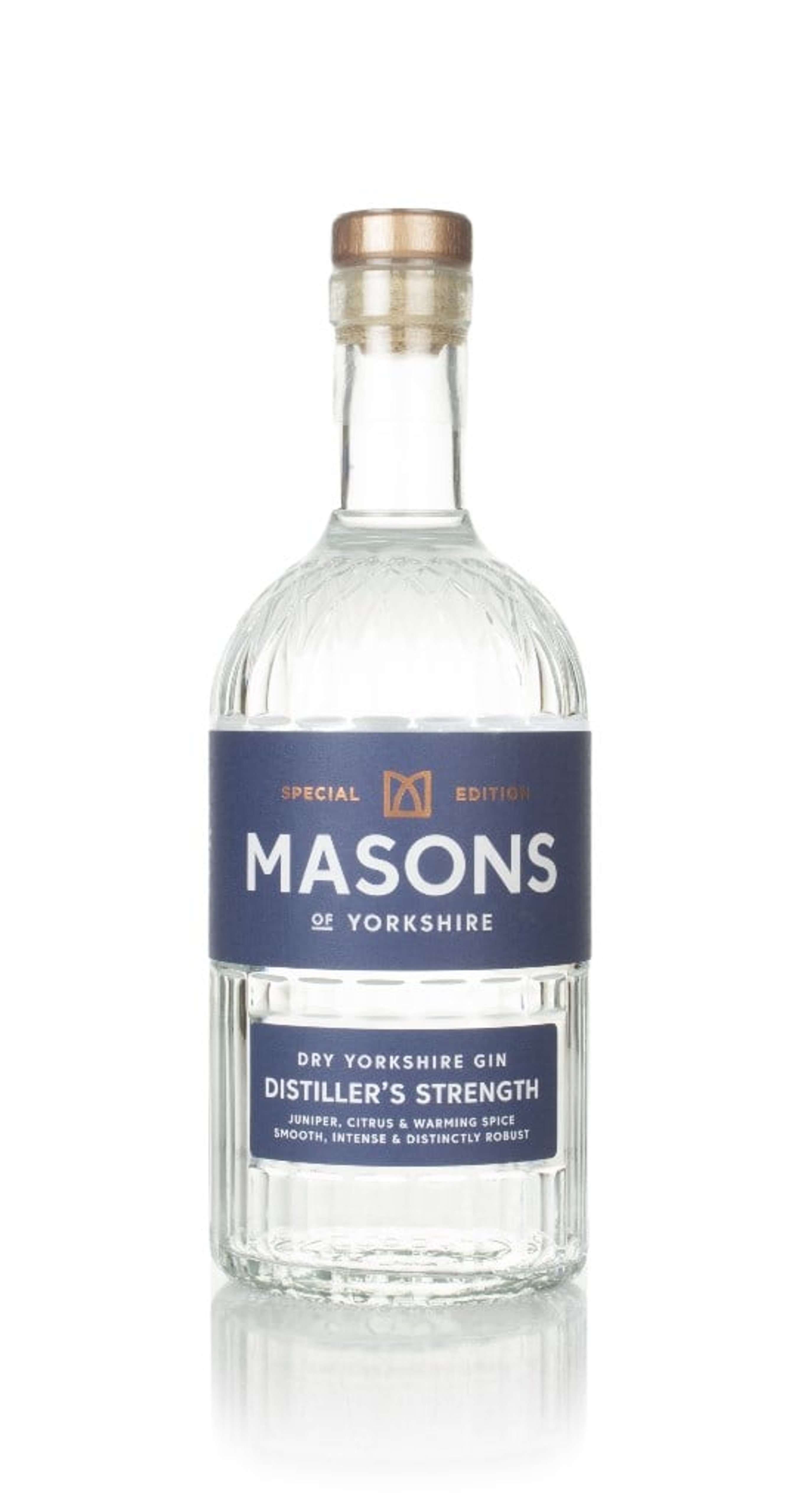 Masons Dry Yorkshire Gin -  Distiller's Strength 70cl