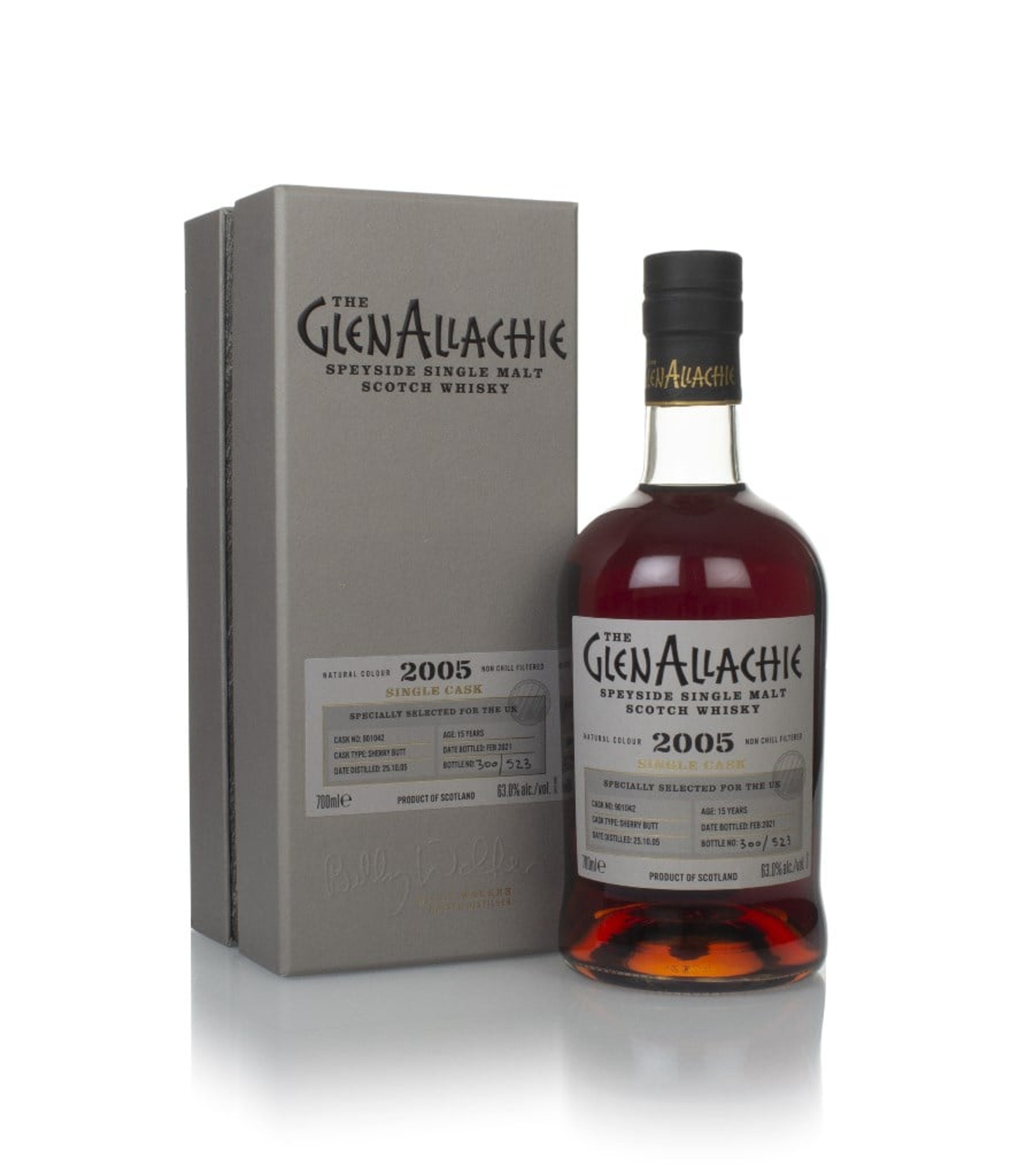 GlenAllachie 15 Year Old 2005 (cask 901042) - Single Cask 70cl