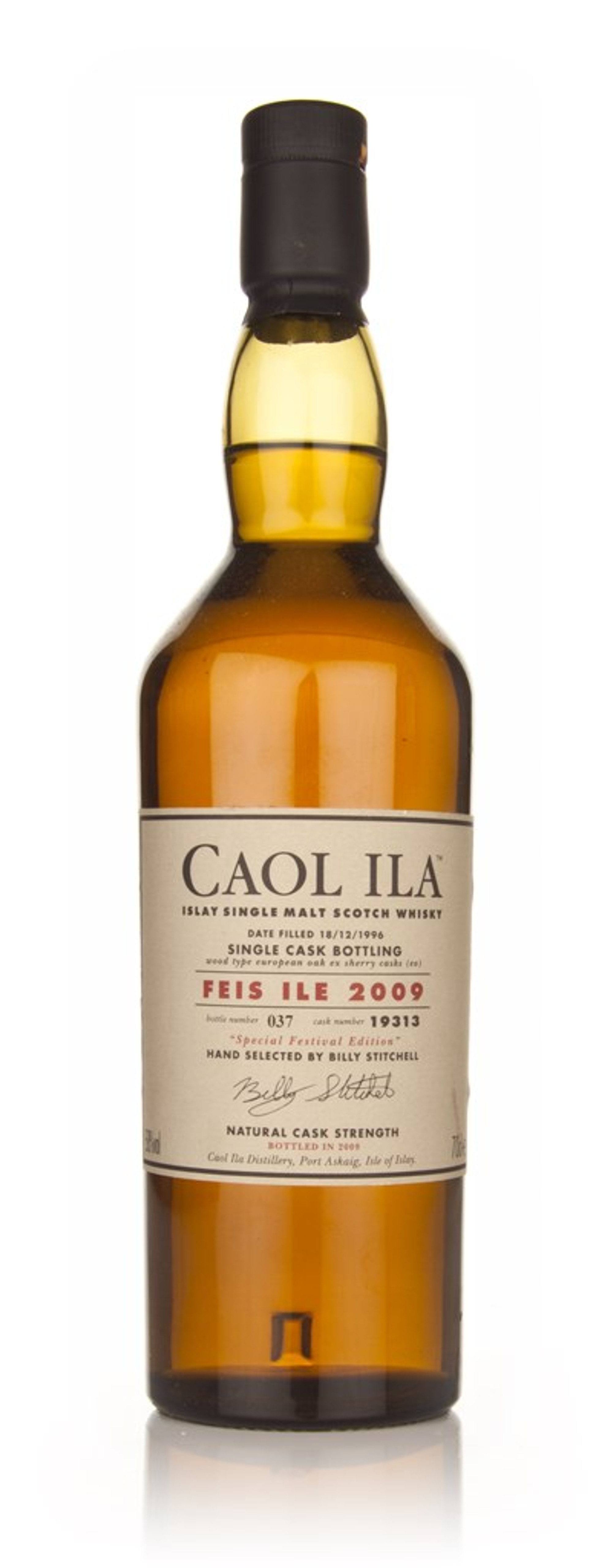 Caol Ila 1996 (cask 19313) - Fèis Ìle 2009 70cl