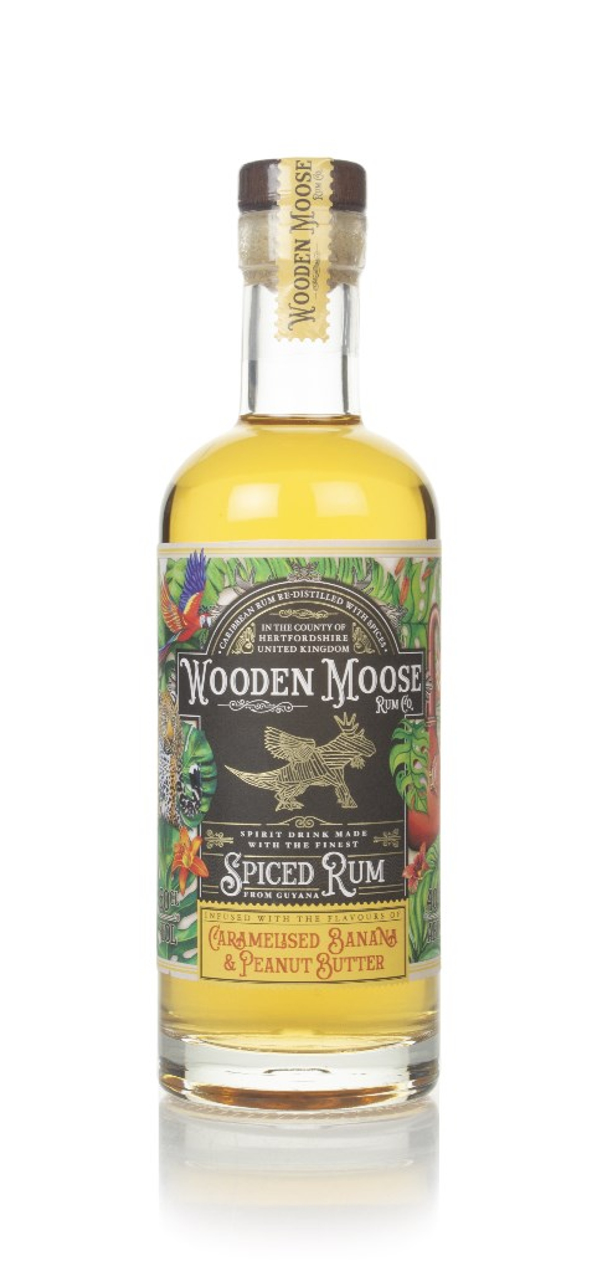 Wooden Moose Caramelised Banana & Peanut Butter Spiced Rum 50cl