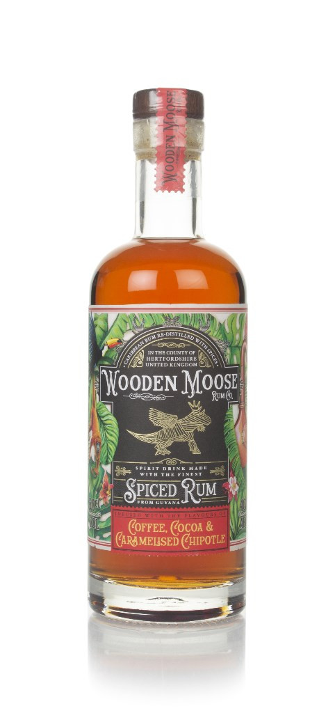 Wooden Moose Coffee, Cocoa & Caramelised Chipotle Spiced Rum 50cl