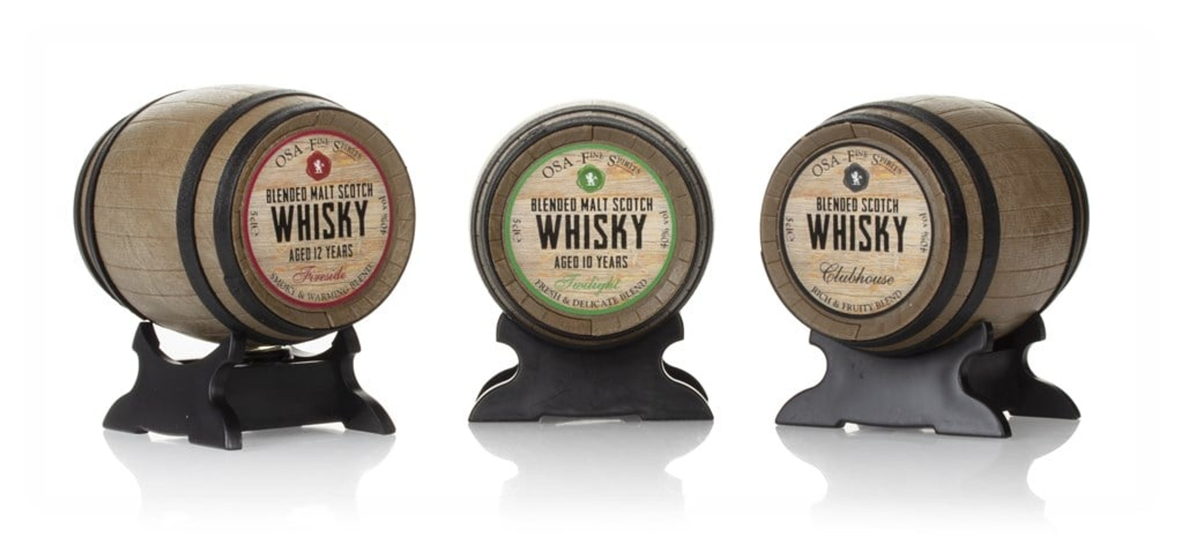 OSA Fine Spirits Blended Barrels Set (3 x 50ml) 15cl