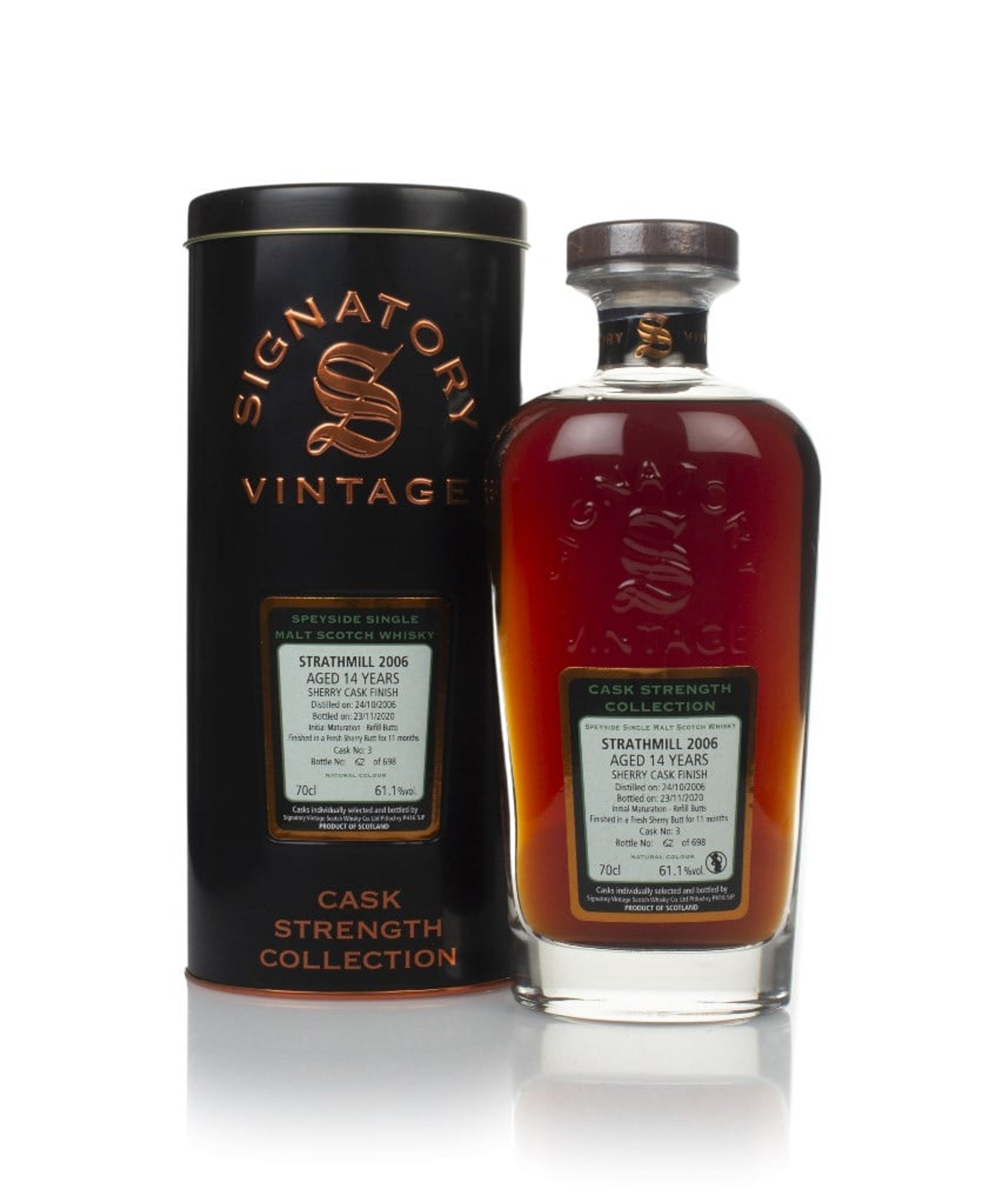 Strathmill 14 Year Old 2006 (cask 3) - Cask Strength Collection (Signatory) 70cl