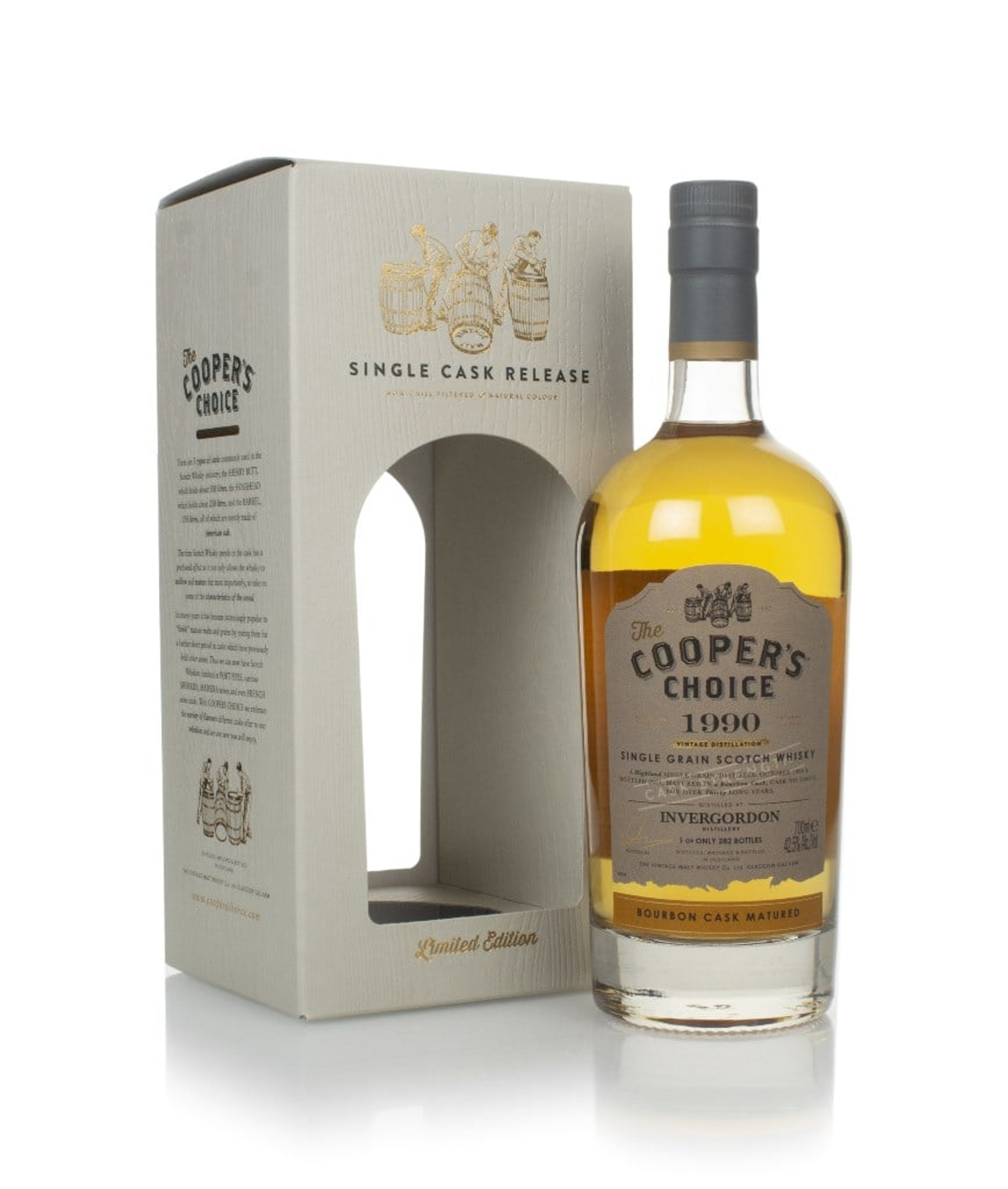 Invergordon 30 Year Old 1990 (cask 906313) - The Cooper's Choice (The Vintage Malt Whisky Co.) 70cl