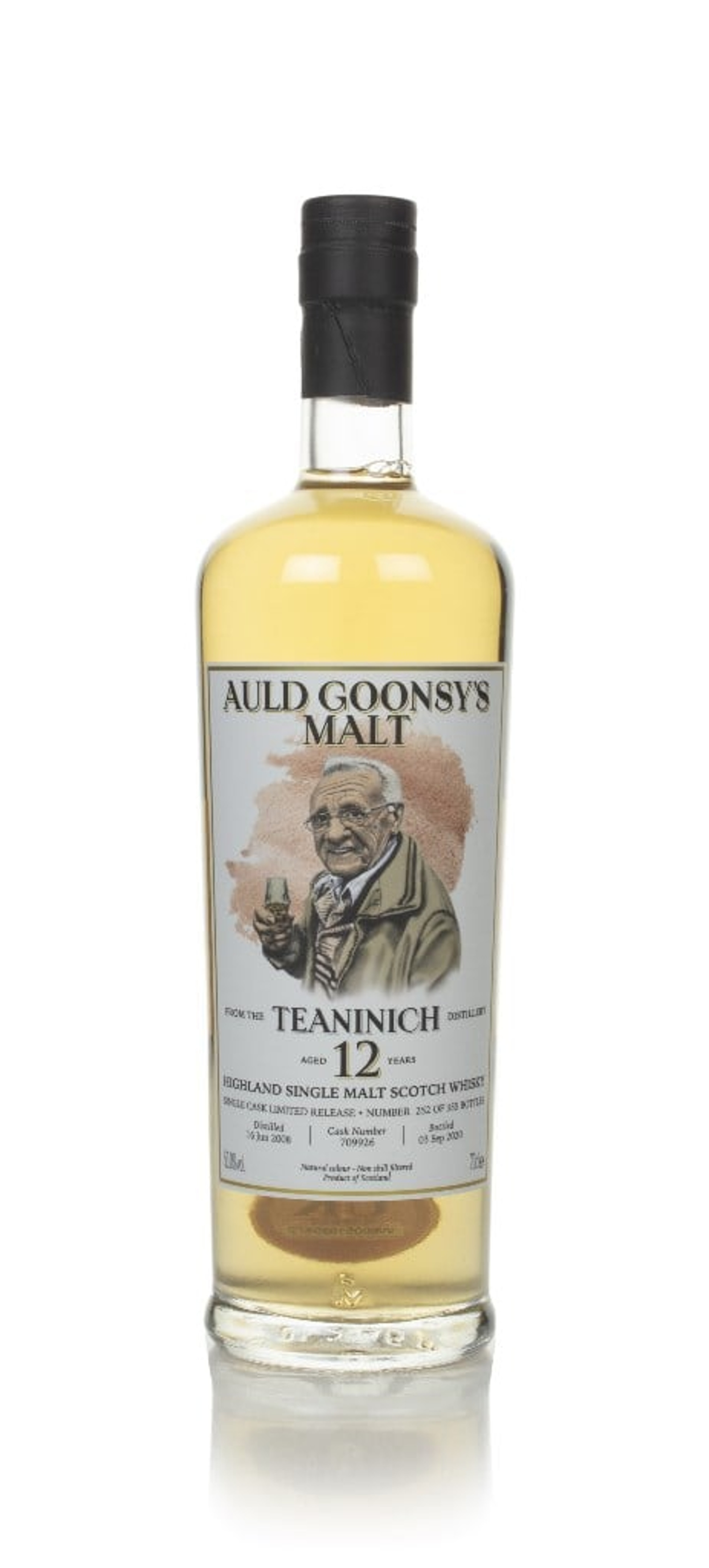 Teaninich 12 Year Old 2008 (cask 709926) - Auld Goonsy's Malt 70cl
