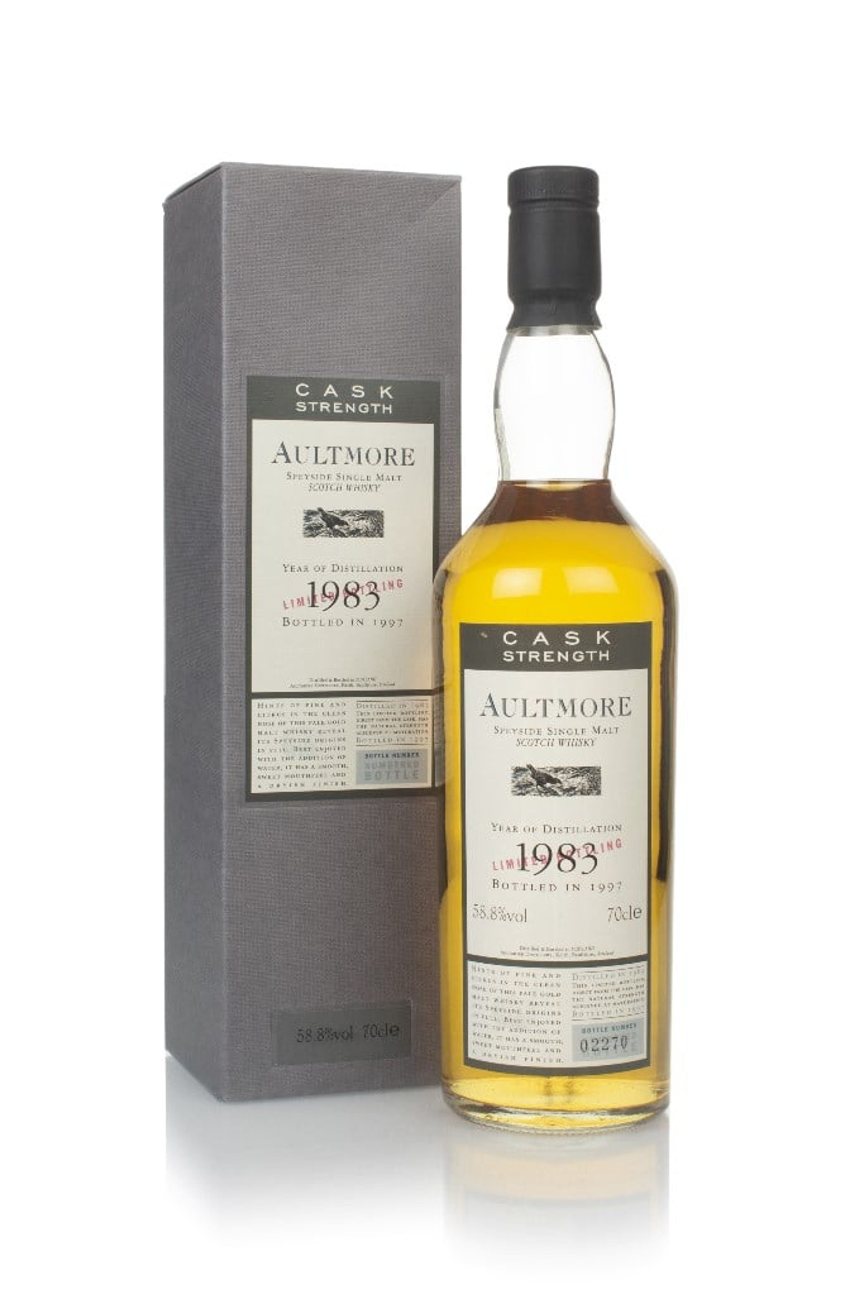 Aultmore 1983 (bottled 1997) - Flora and Fauna Cask Strength 70cl