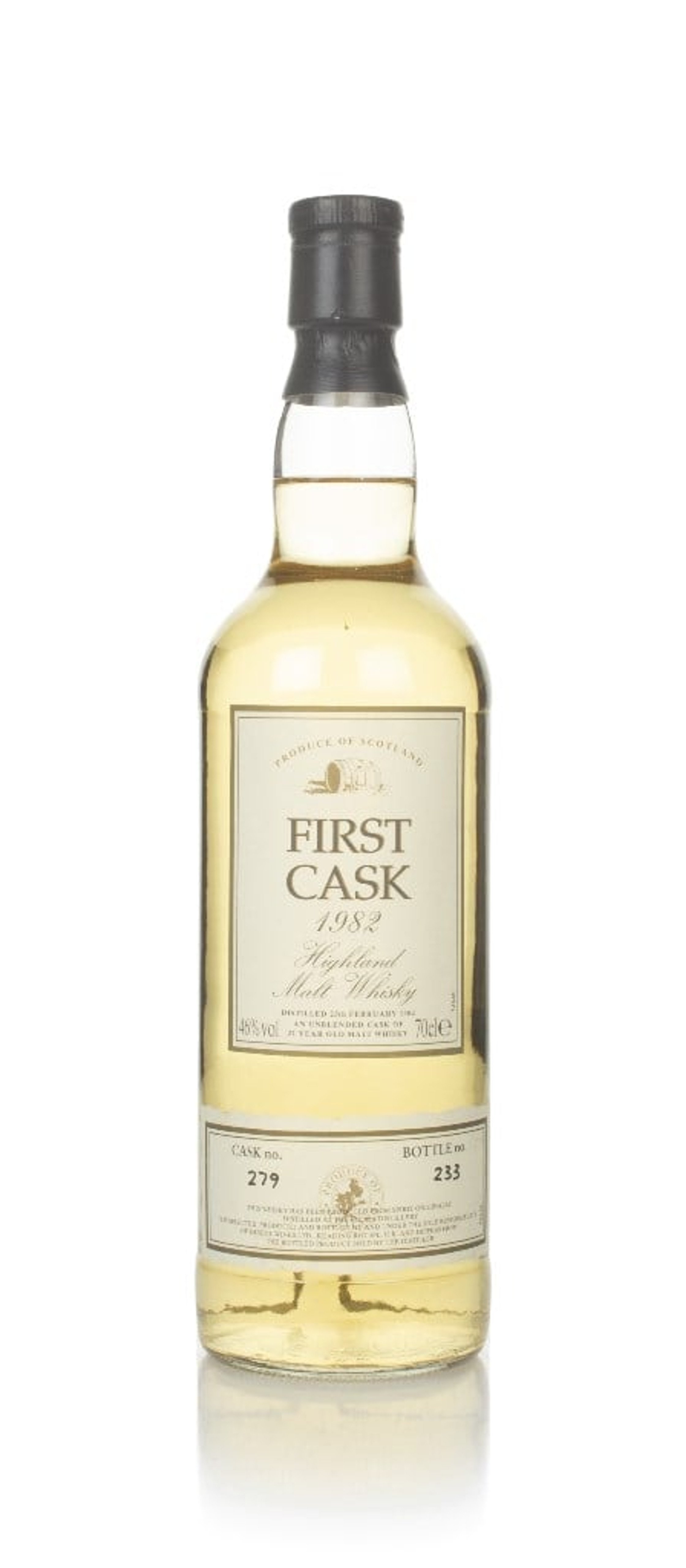 Brora 21 Year Old 1982 (cask 279) - First Cask 70cl