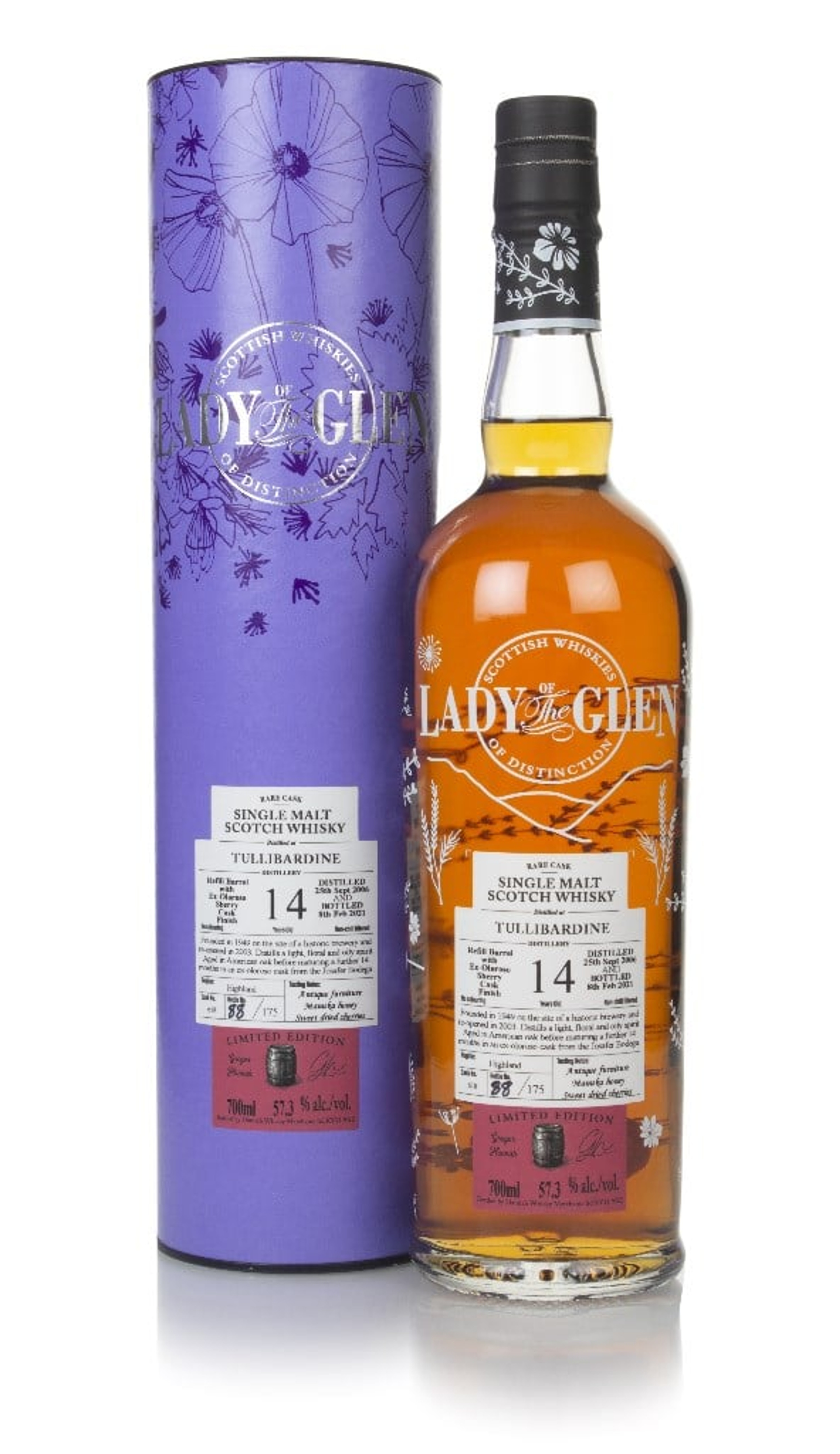Tullibardine 14 Year Old 2006 (cask 618) - Lady of the Glen (Hannah Whisky Merchants) 70cl