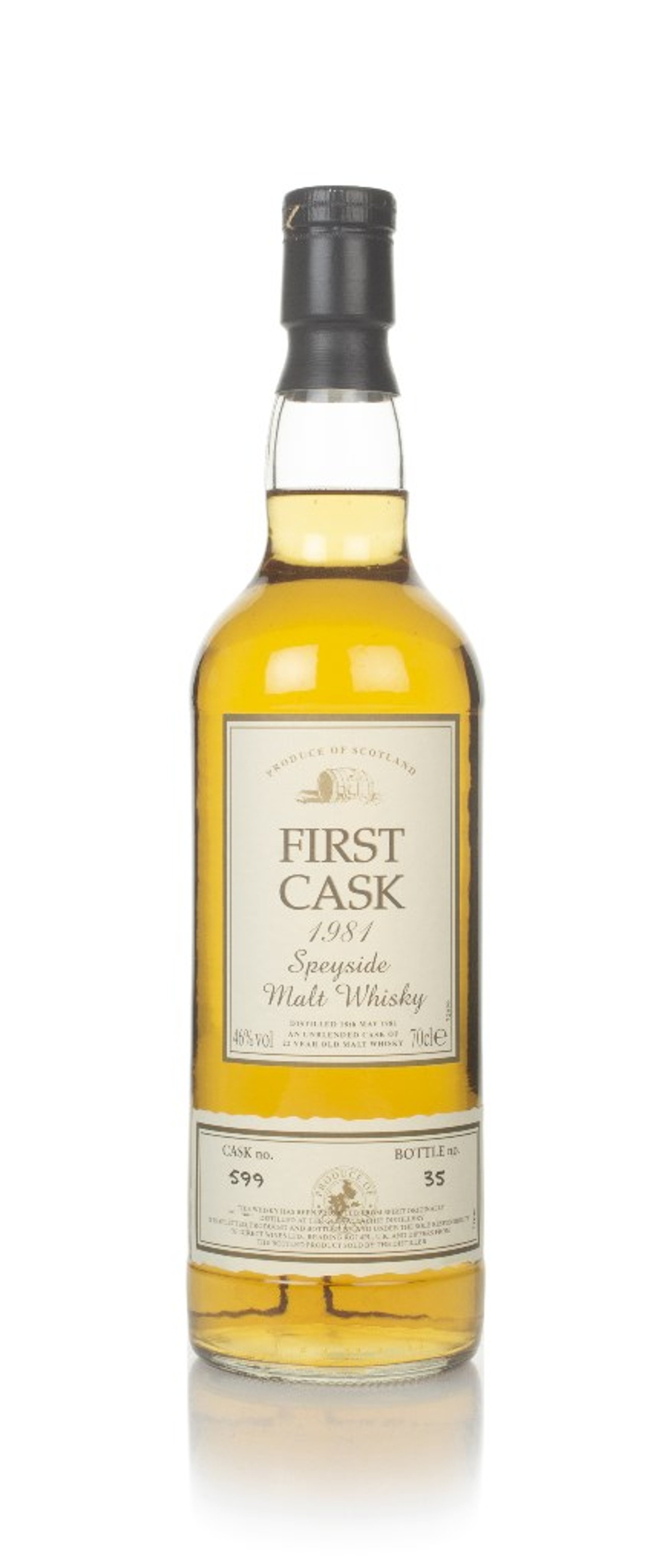 Glenallachie 22 Year Old 1981 (cask 599) - First Cask 70cl