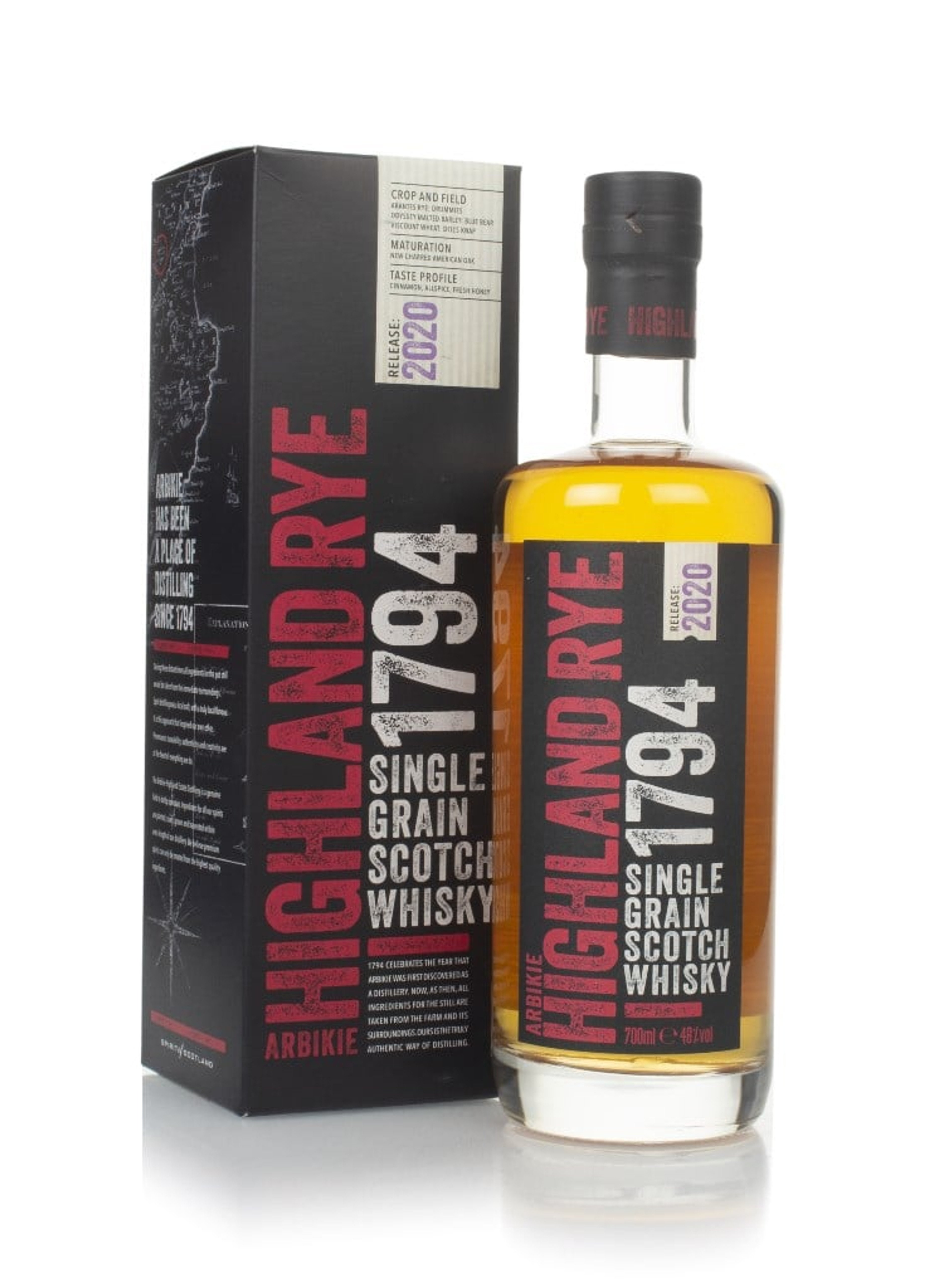 Arbikie Highland Rye 1794 (2020 Release) 70cl