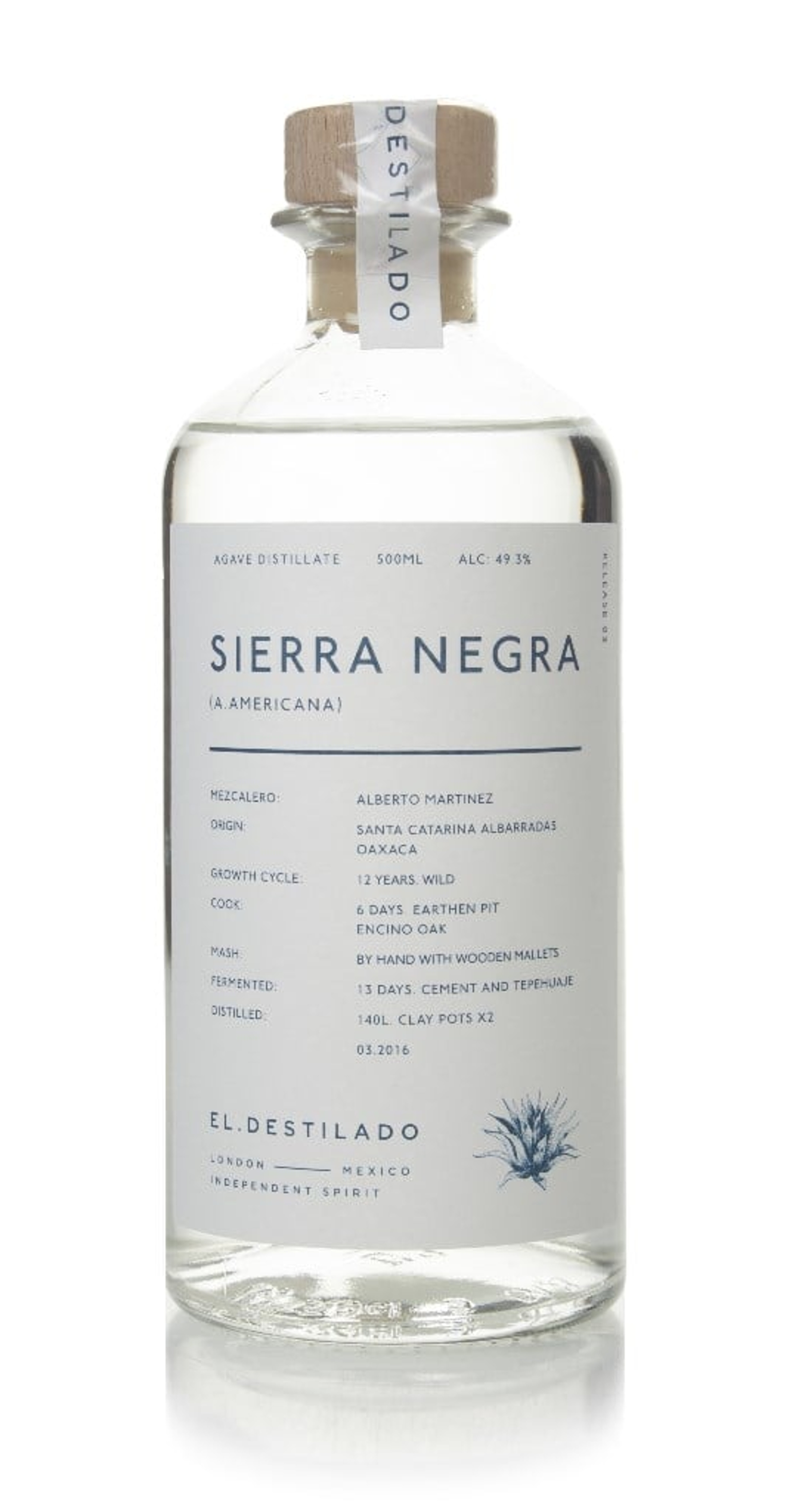 El Destilado Sierra Negra 50cl