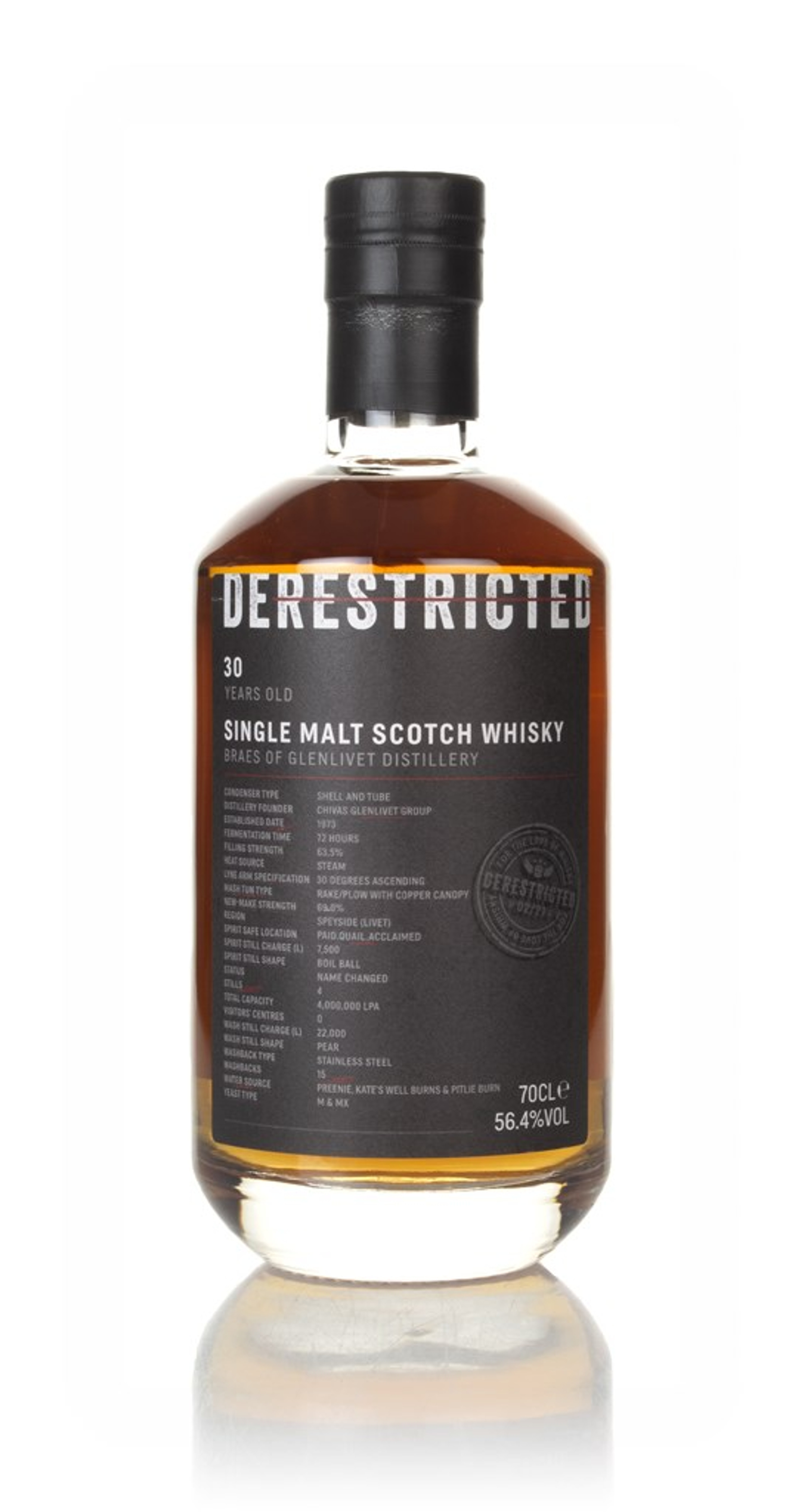 Braes of Glenlivet 30 Year Old - Derestricted 70cl