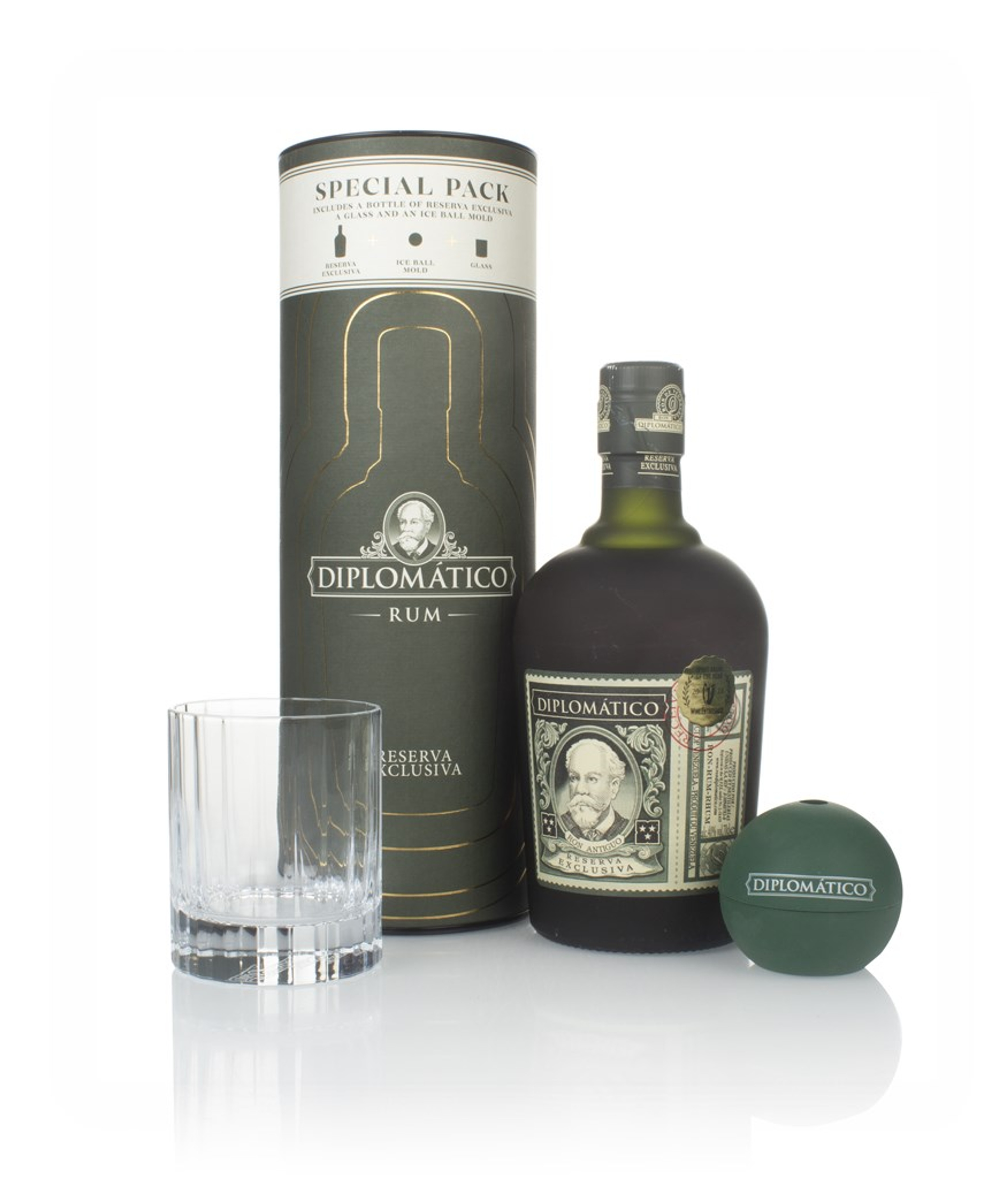 Diplomático Reserva Exclusiva Gift Set with 1x Glass 70cl