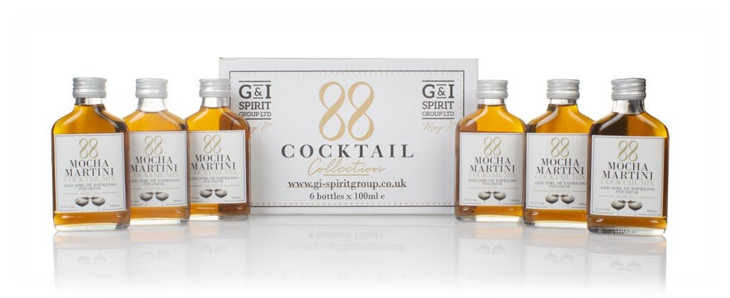 88 Cocktail Mocha Martini Cocktail Mix (6 x 100ml) 60cl