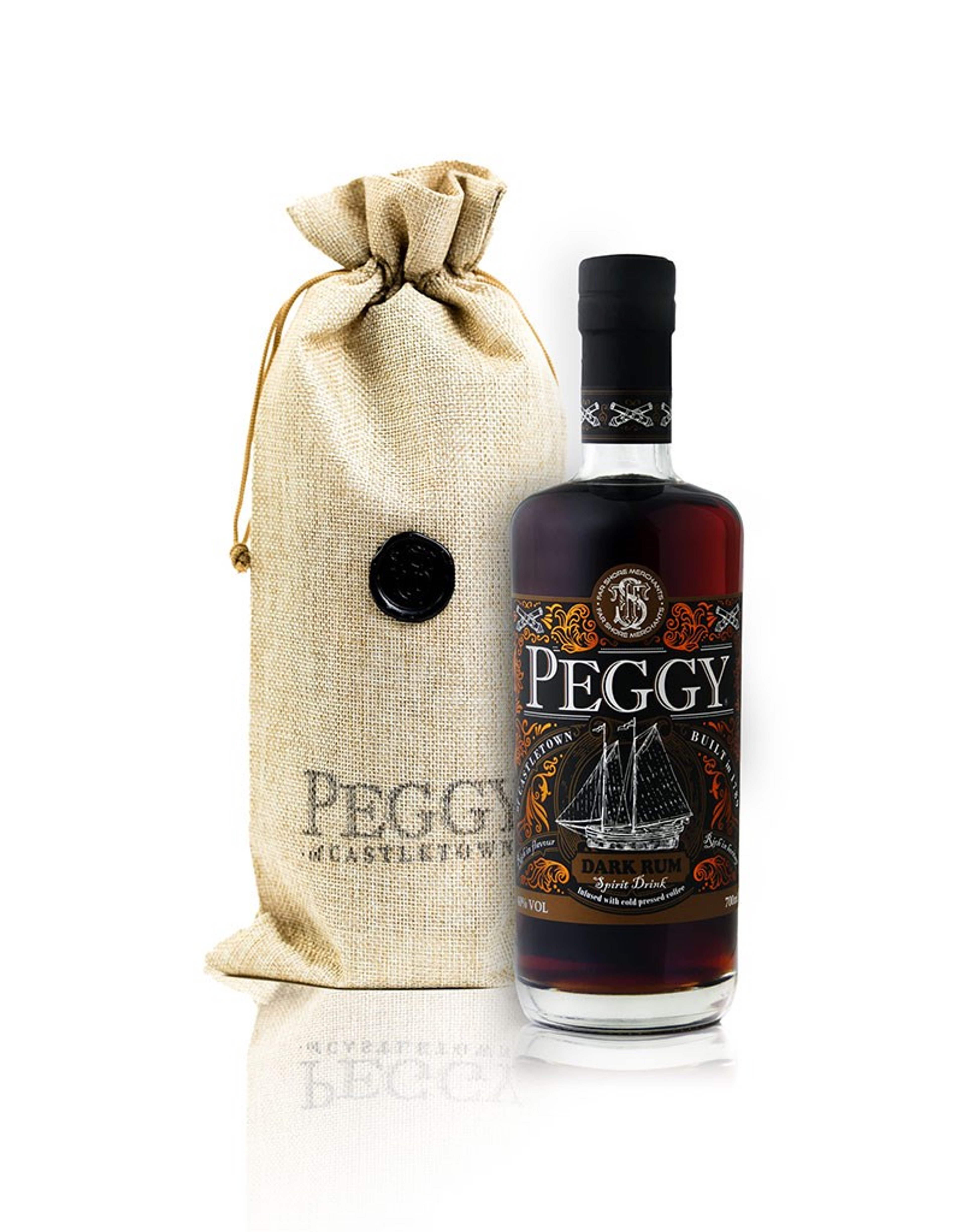 Peggy Dark Rum Spirit Drink 70cl