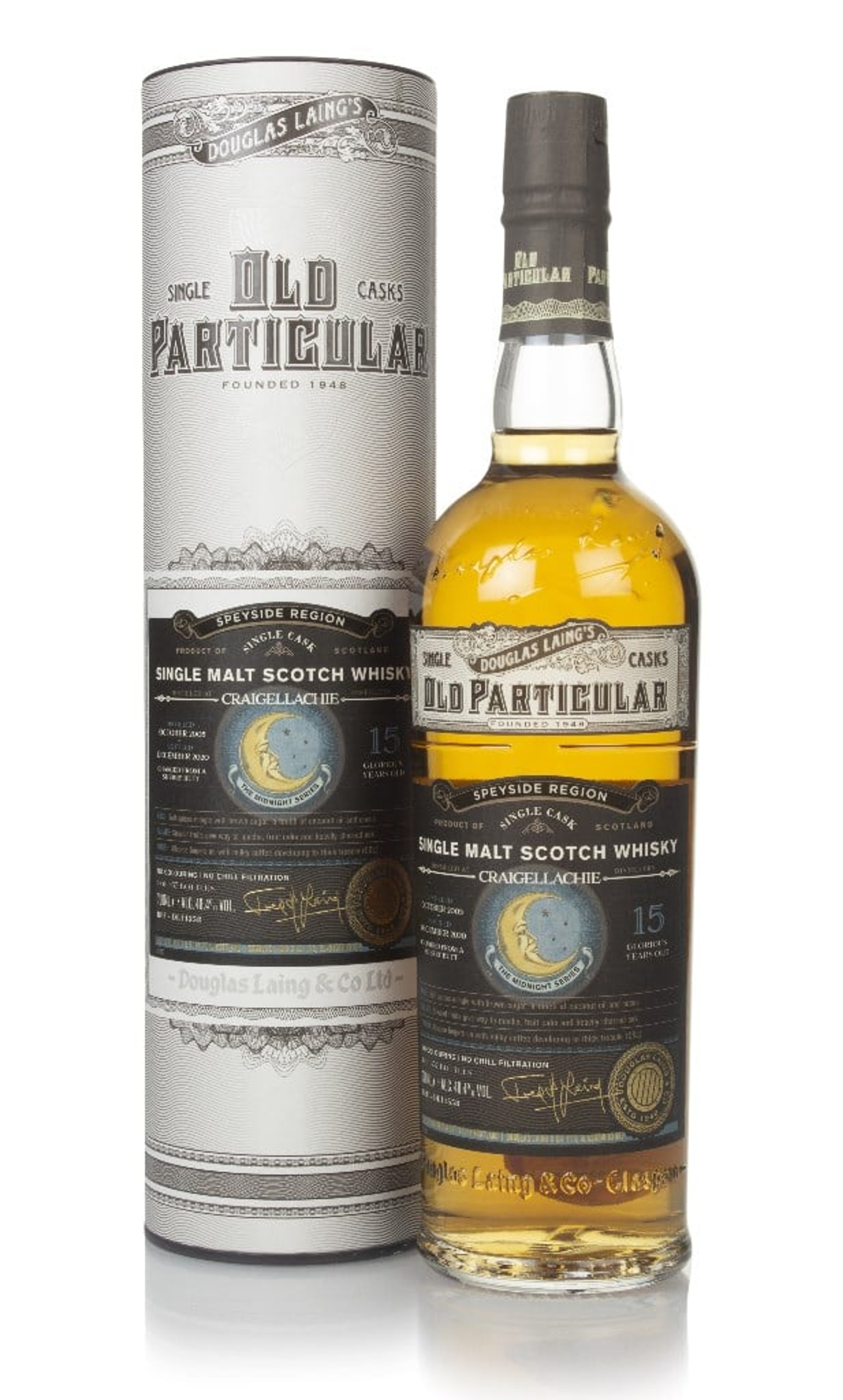 Craigellachie 15 Year Old 2005 - Old Particular The Midnight Series (Douglas Laing) 70cl
