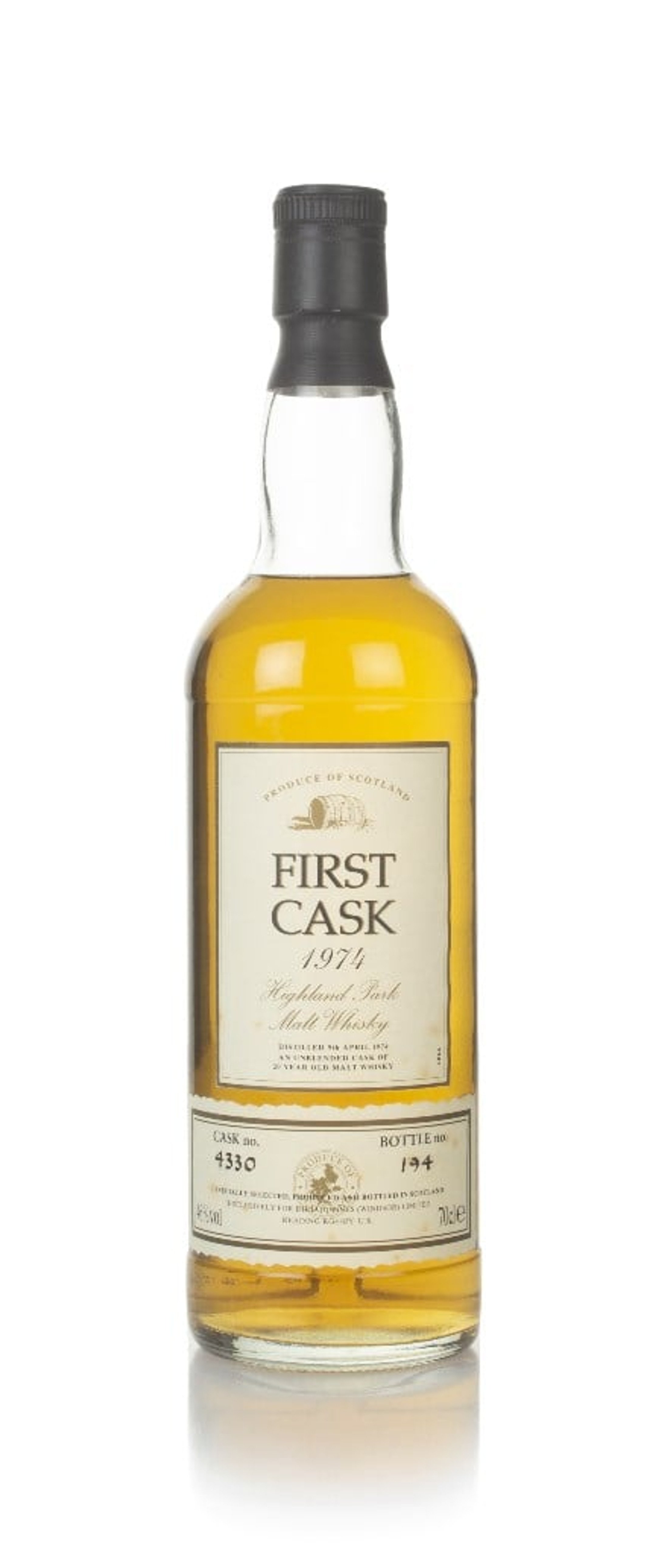 Highland Park 20 Year Old 1974 (cask 4330) - First Cask 70cl