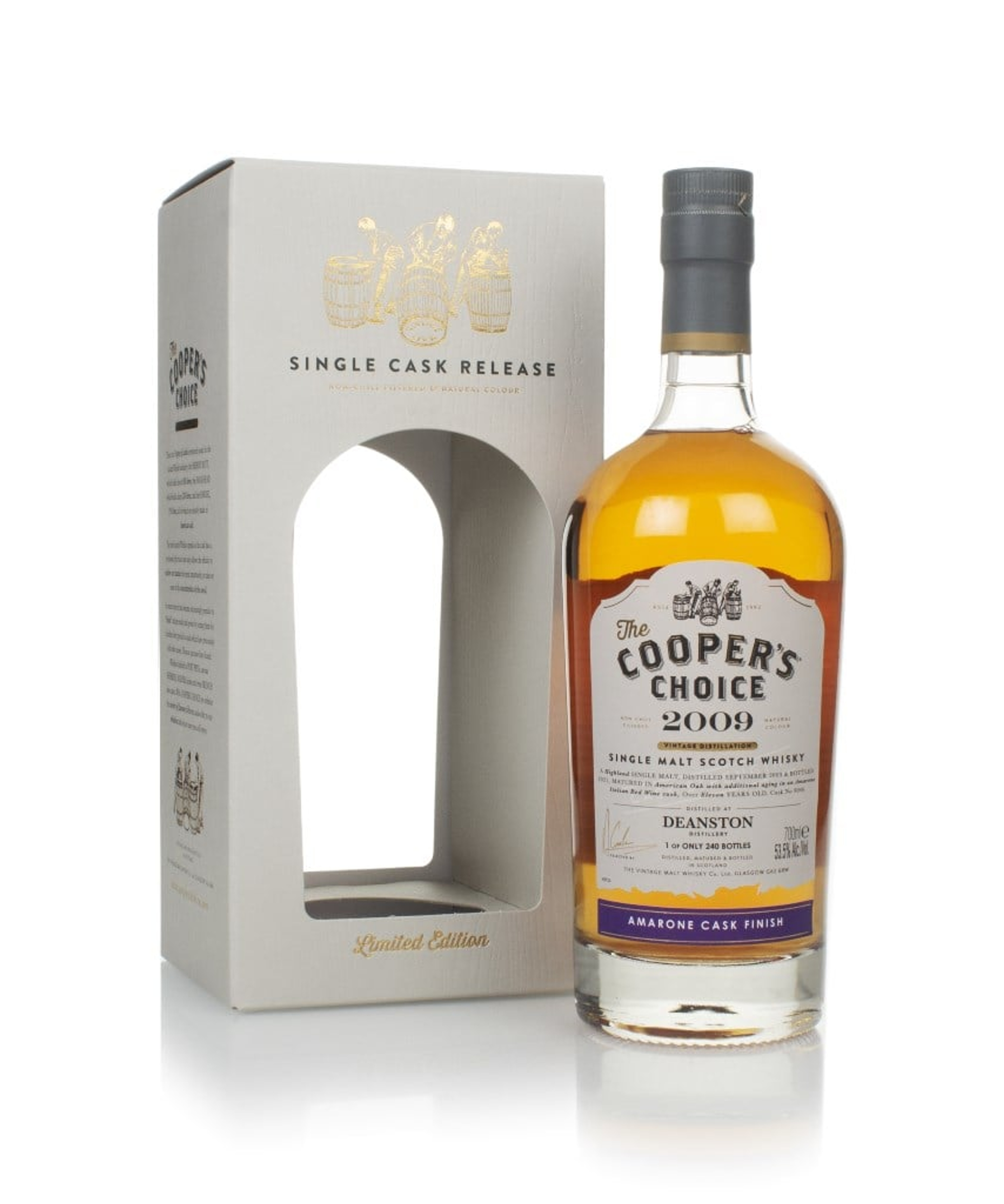 Deanston 11 Year Old 2009 (cask 9046) - The Cooper's Choice (The Vintage Malt Whisky Co.) 70cl
