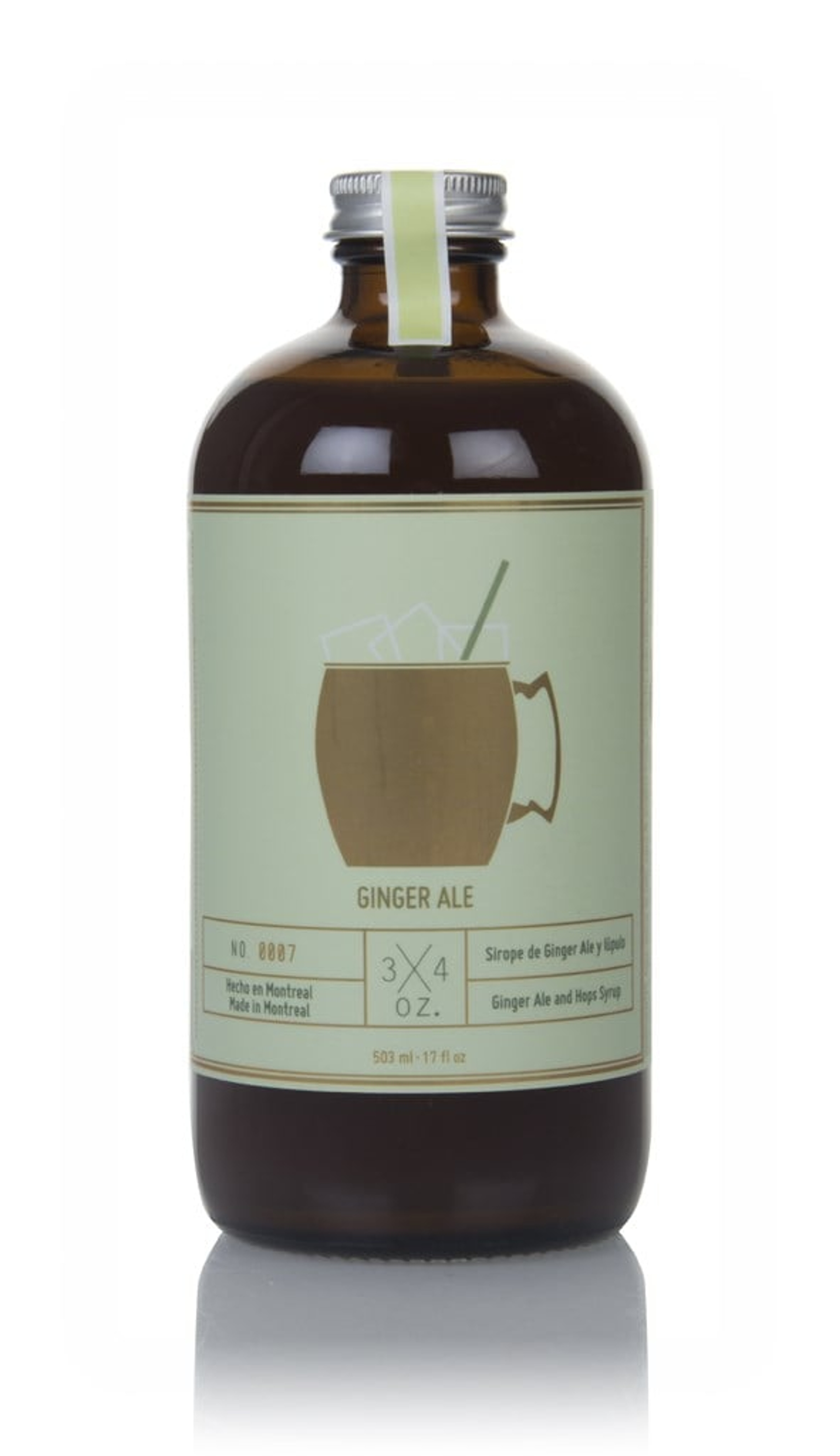 3/4 Oz. Ginger Ale Syrup 50cl