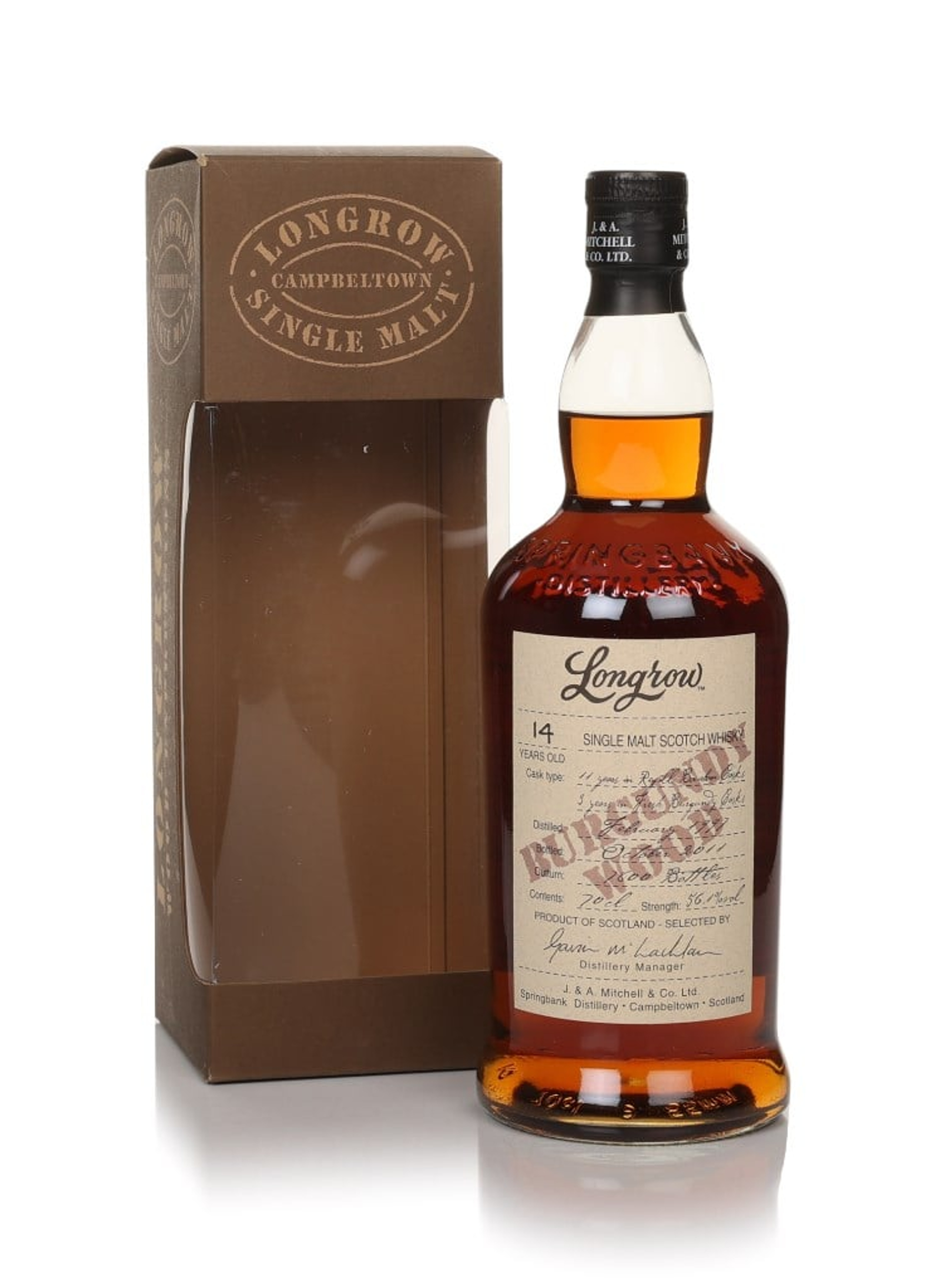 Longrow 14 Year Old 1997 - Burgundy Wood 70cl