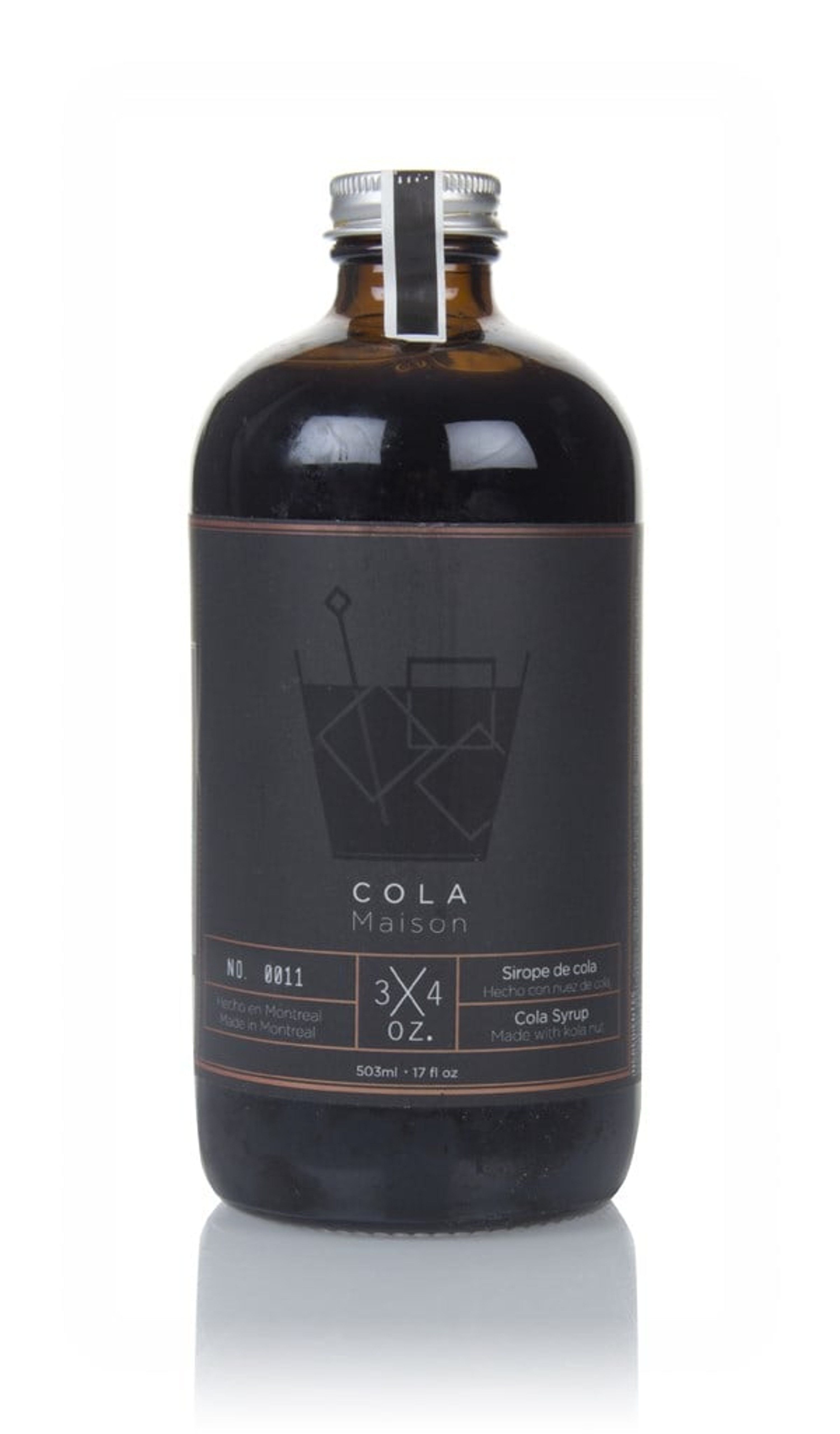 3/4 Oz. Cola Maison Syrup 50cl